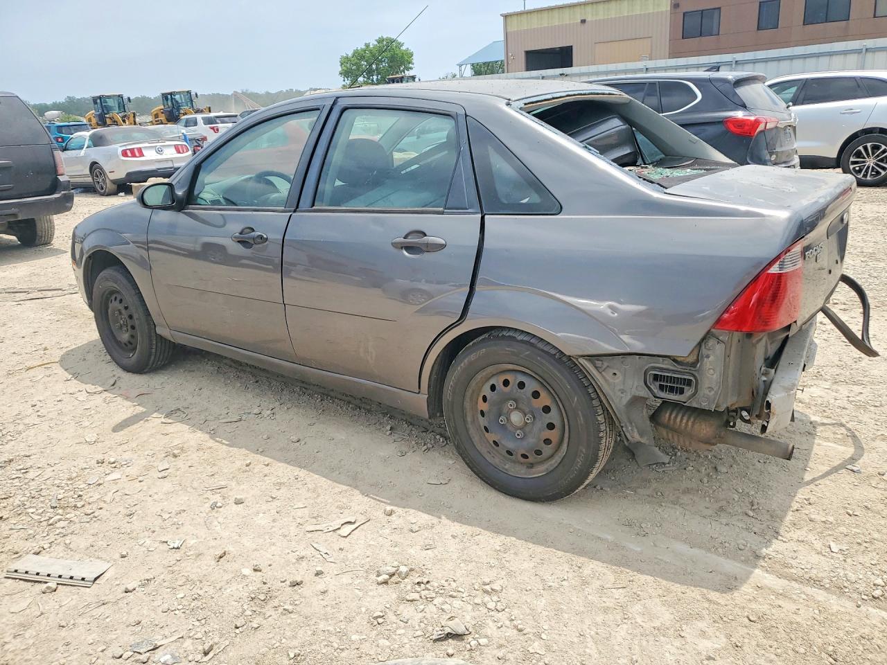 2007 Ford Focus Zx4 Charcoal vin: 1FAFP34N77W138323