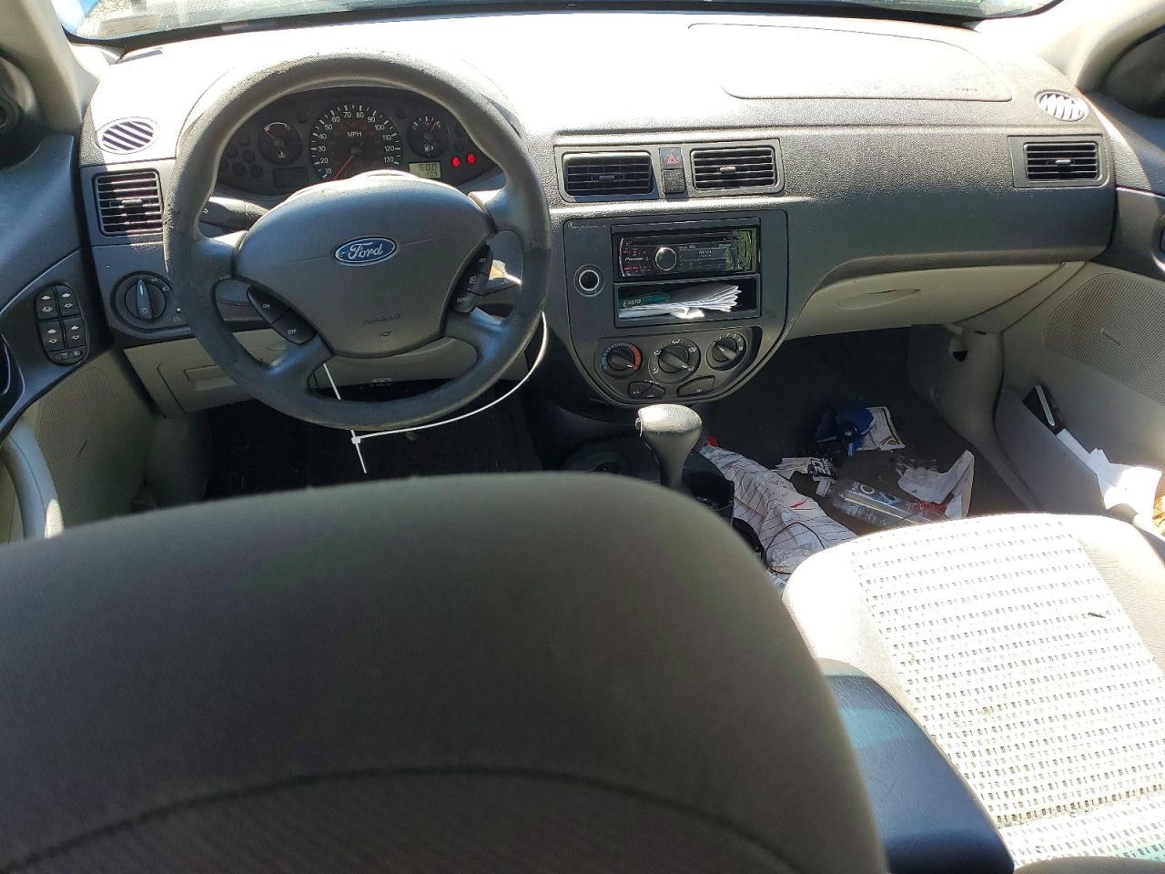 2007 Ford Focus Zx4 Blue vin: 1FAFP34N77W180202