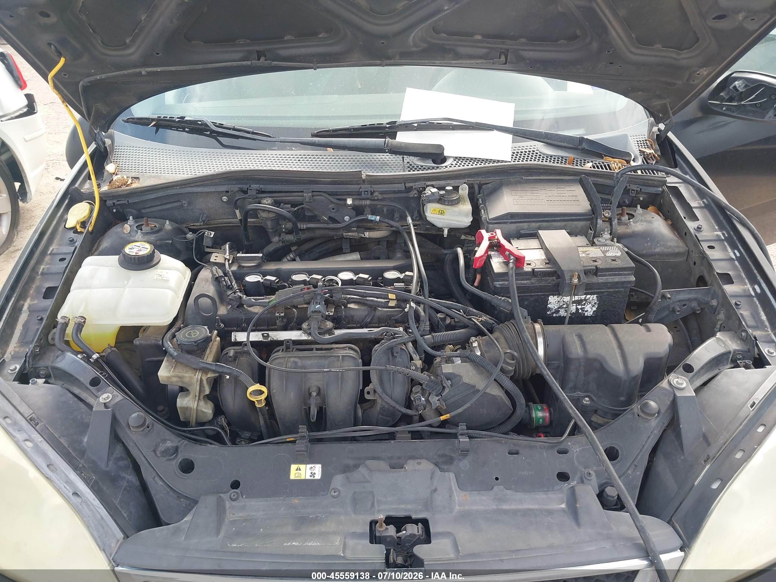 2007 Ford Focus S/se/ses Black vin: 1FAFP34N77W297438