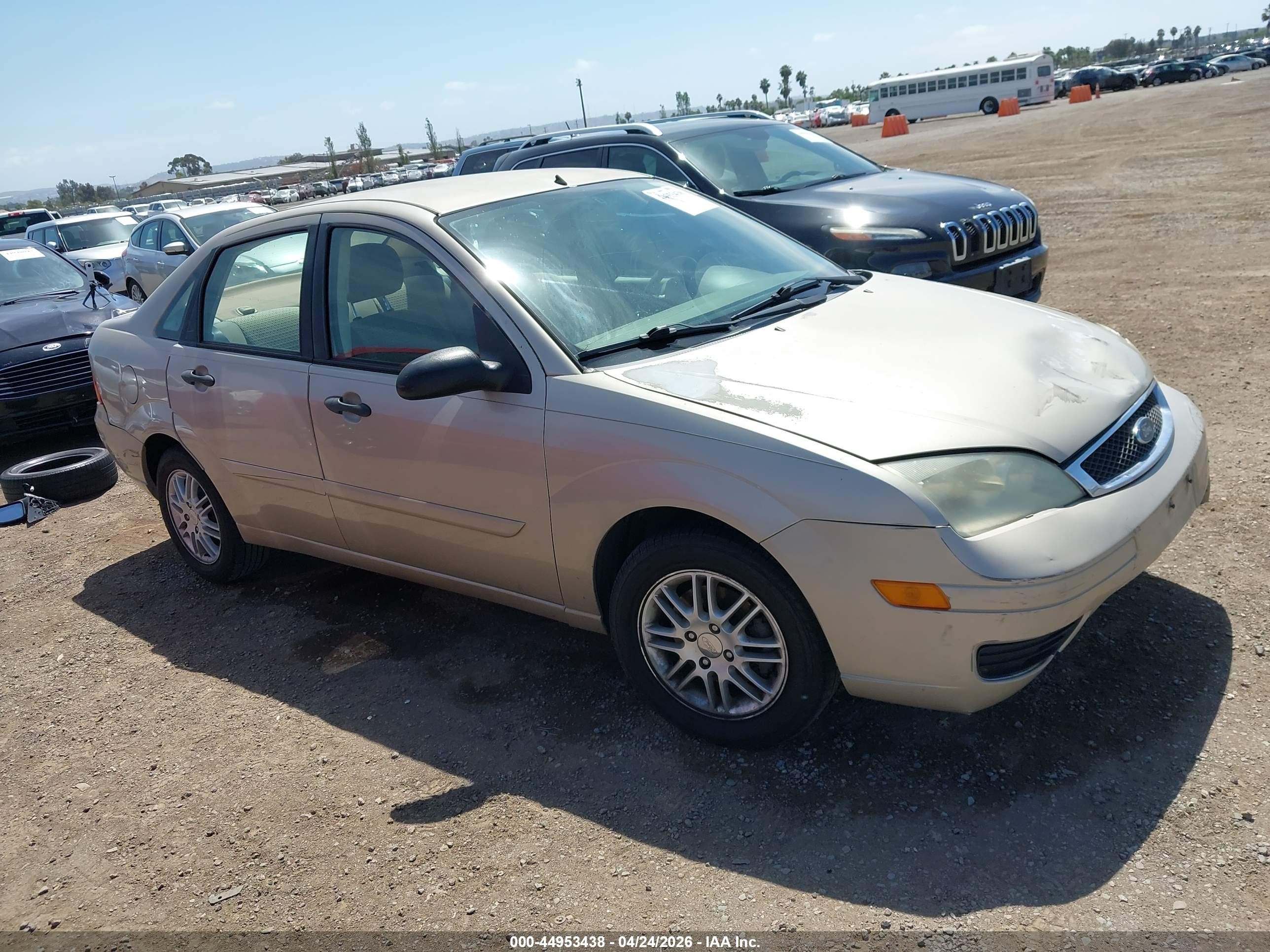 2006 Ford Focus Zx4 Champagne vin: 1FAFP34N86W189618