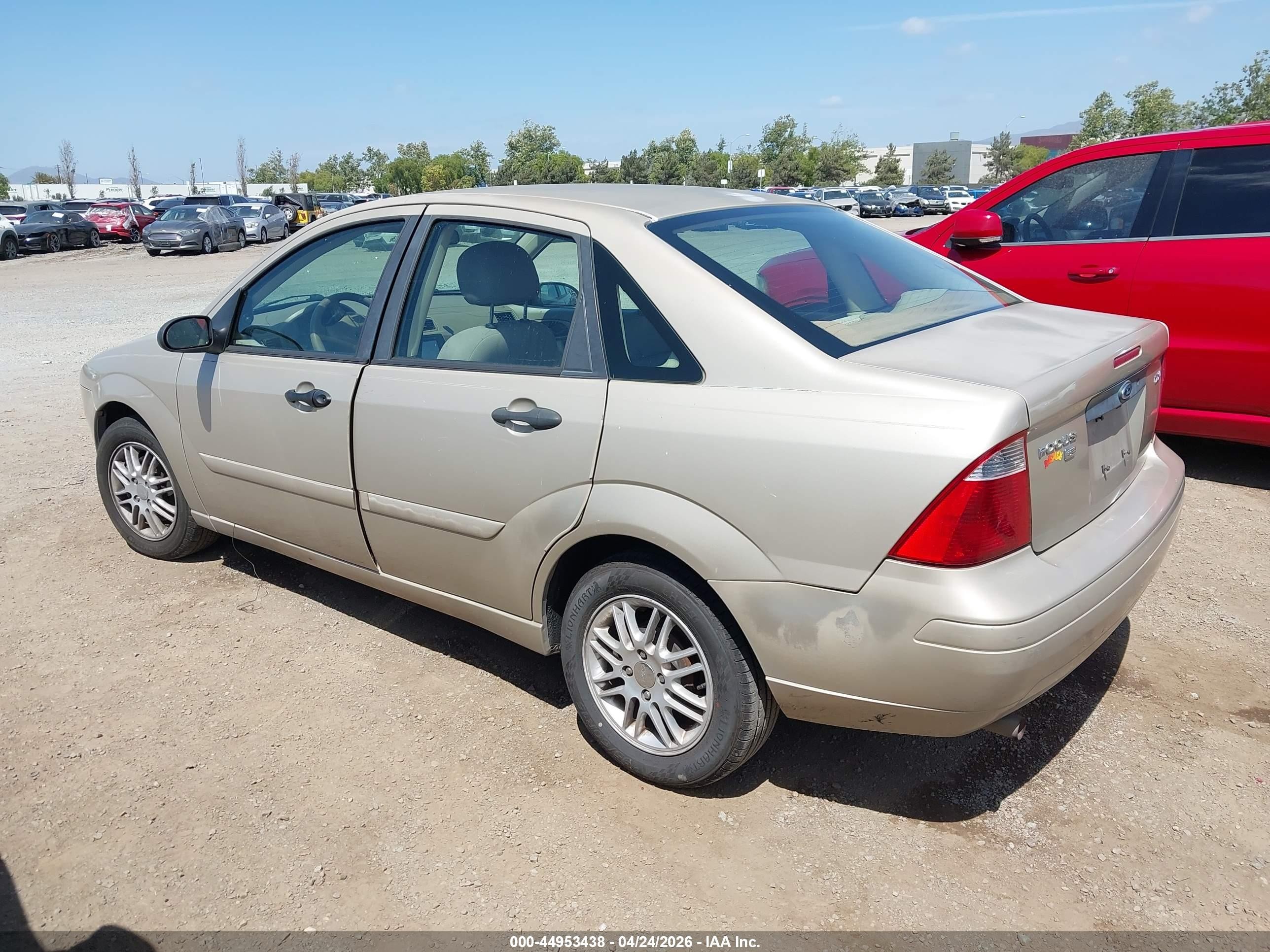 2006 Ford Focus Zx4 Champagne vin: 1FAFP34N86W189618