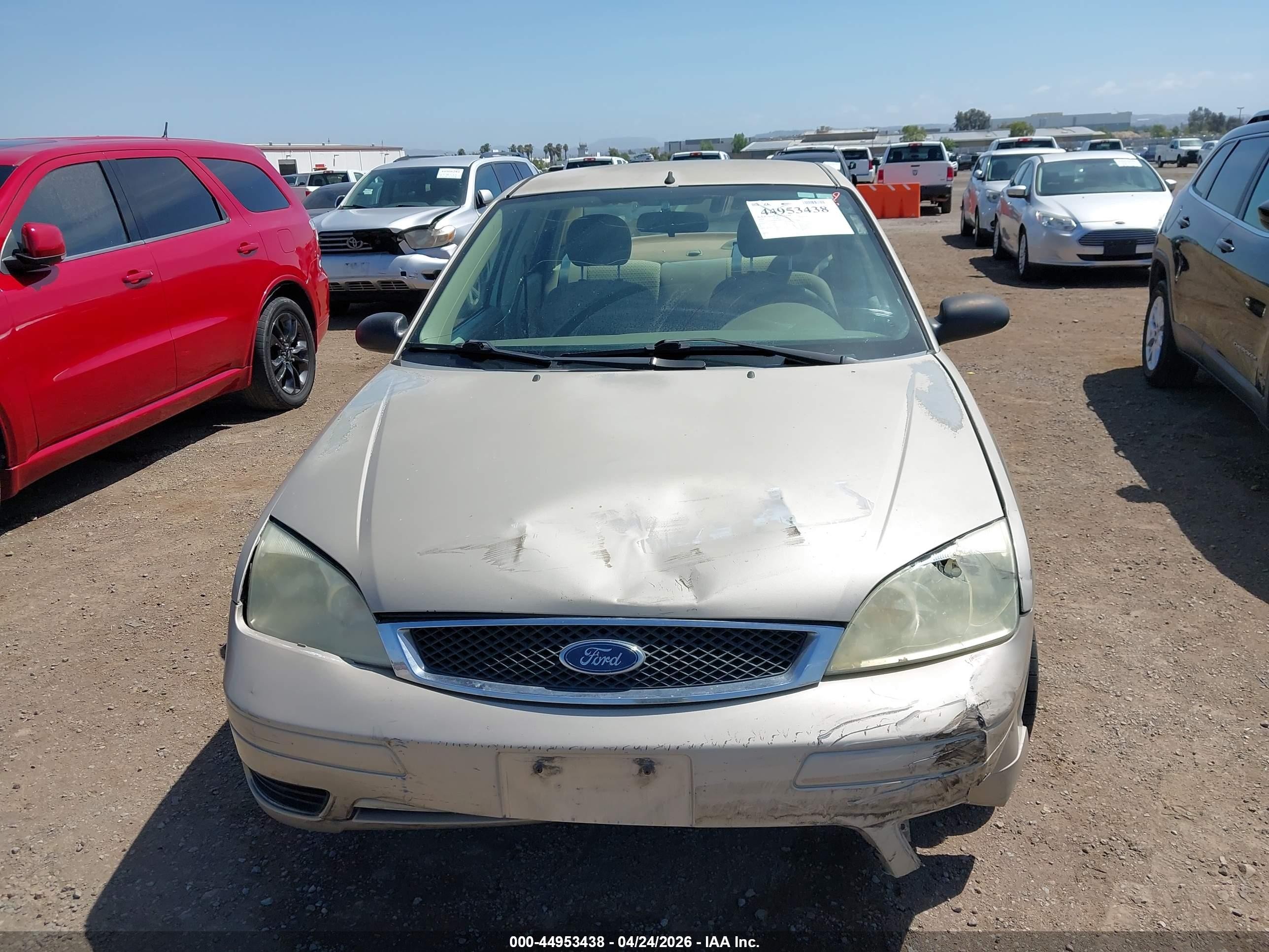 2006 Ford Focus Zx4 Champagne vin: 1FAFP34N86W189618