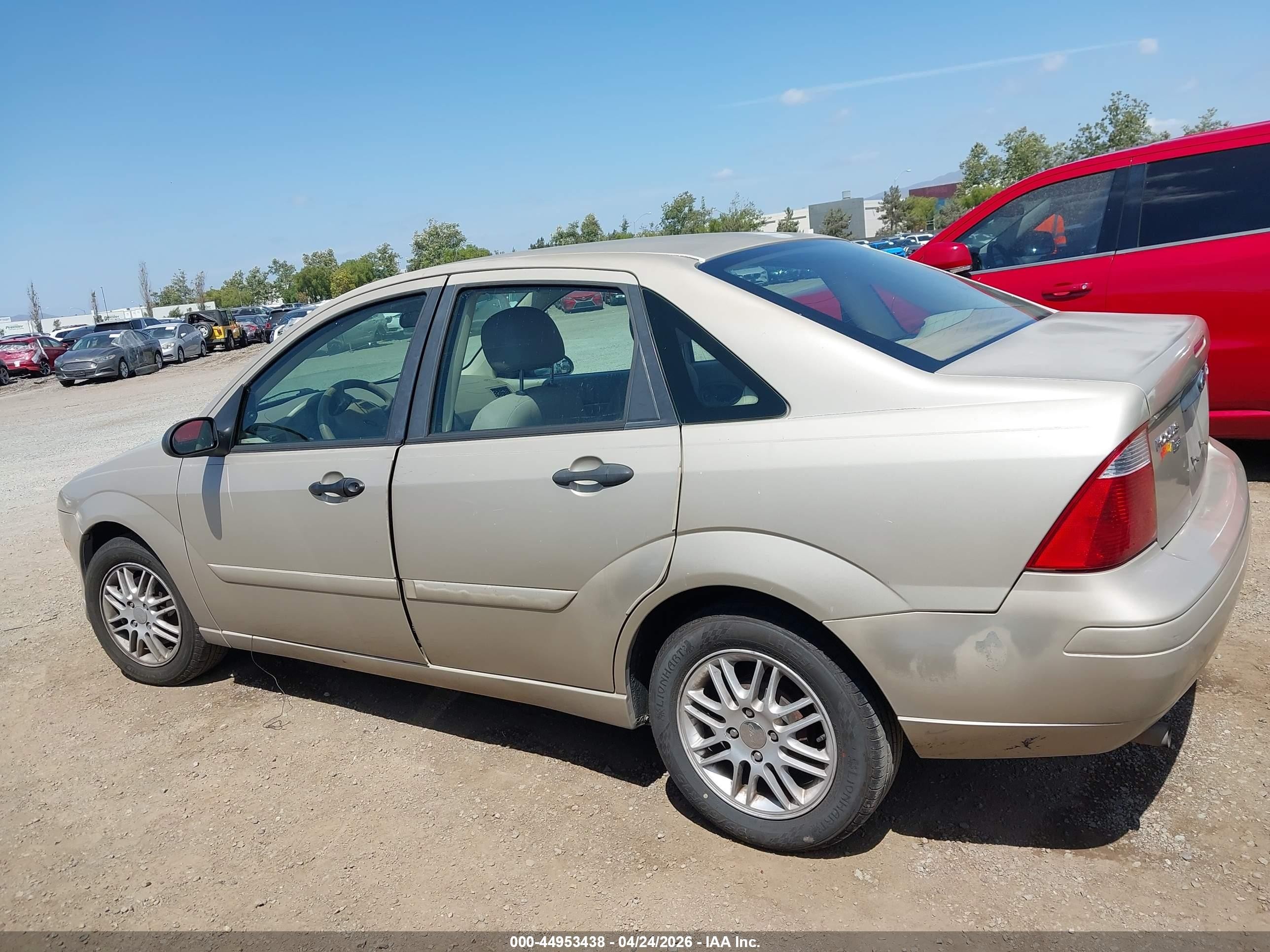 2006 Ford Focus Zx4 Champagne vin: 1FAFP34N86W189618