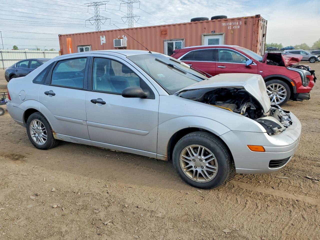 2006 Ford Focus Zx4 Silver vin: 1FAFP34N86W194172