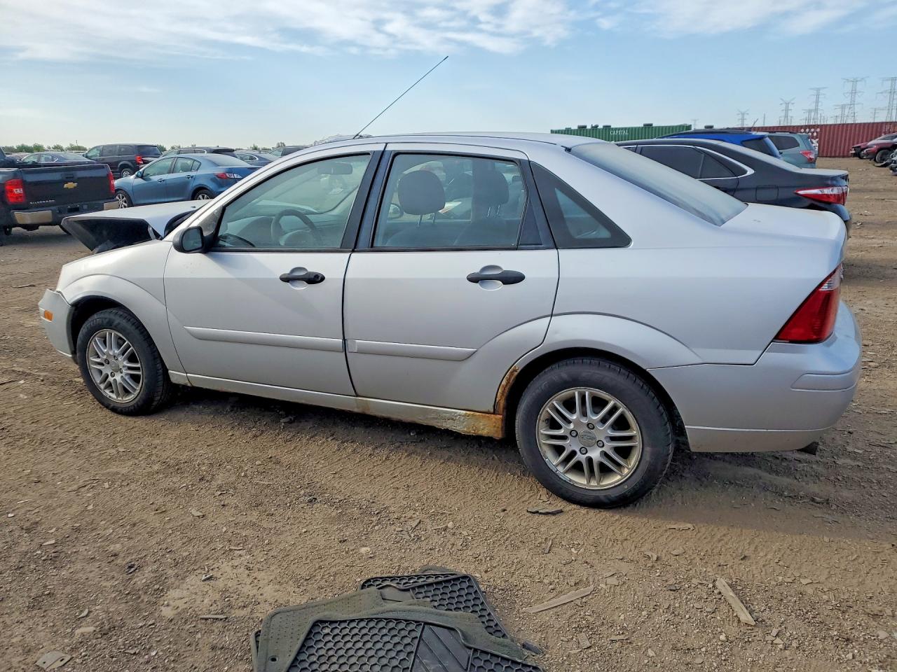 2006 Ford Focus Zx4 Silver vin: 1FAFP34N86W194172