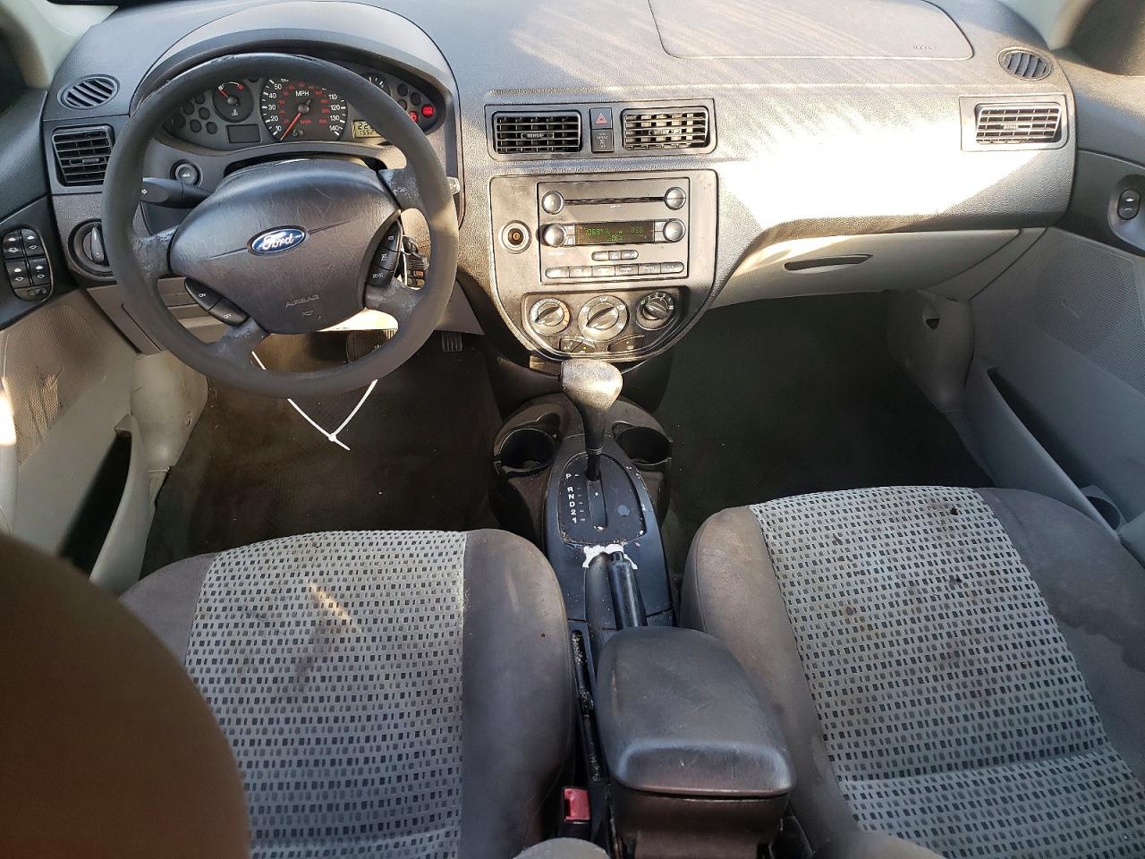 2007 Ford Focus Zx4 Gray vin: 1FAFP34N87W261628