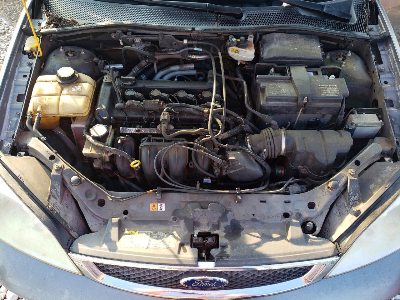 2007 Ford Focus Zx4 Gray vin: 1FAFP34N87W261628