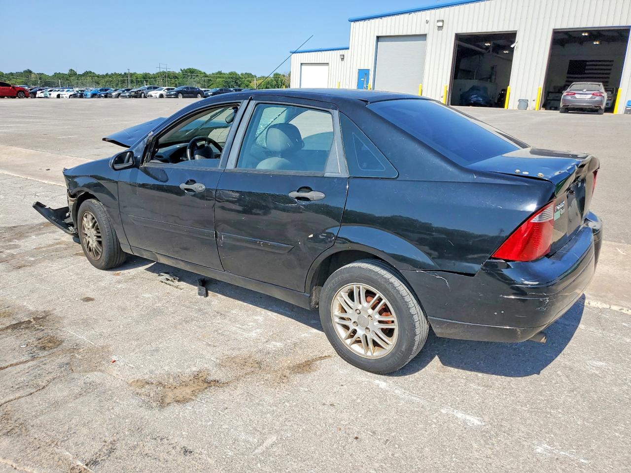 2007 Ford Focus Zx4 Black vin: 1FAFP34N87W291180