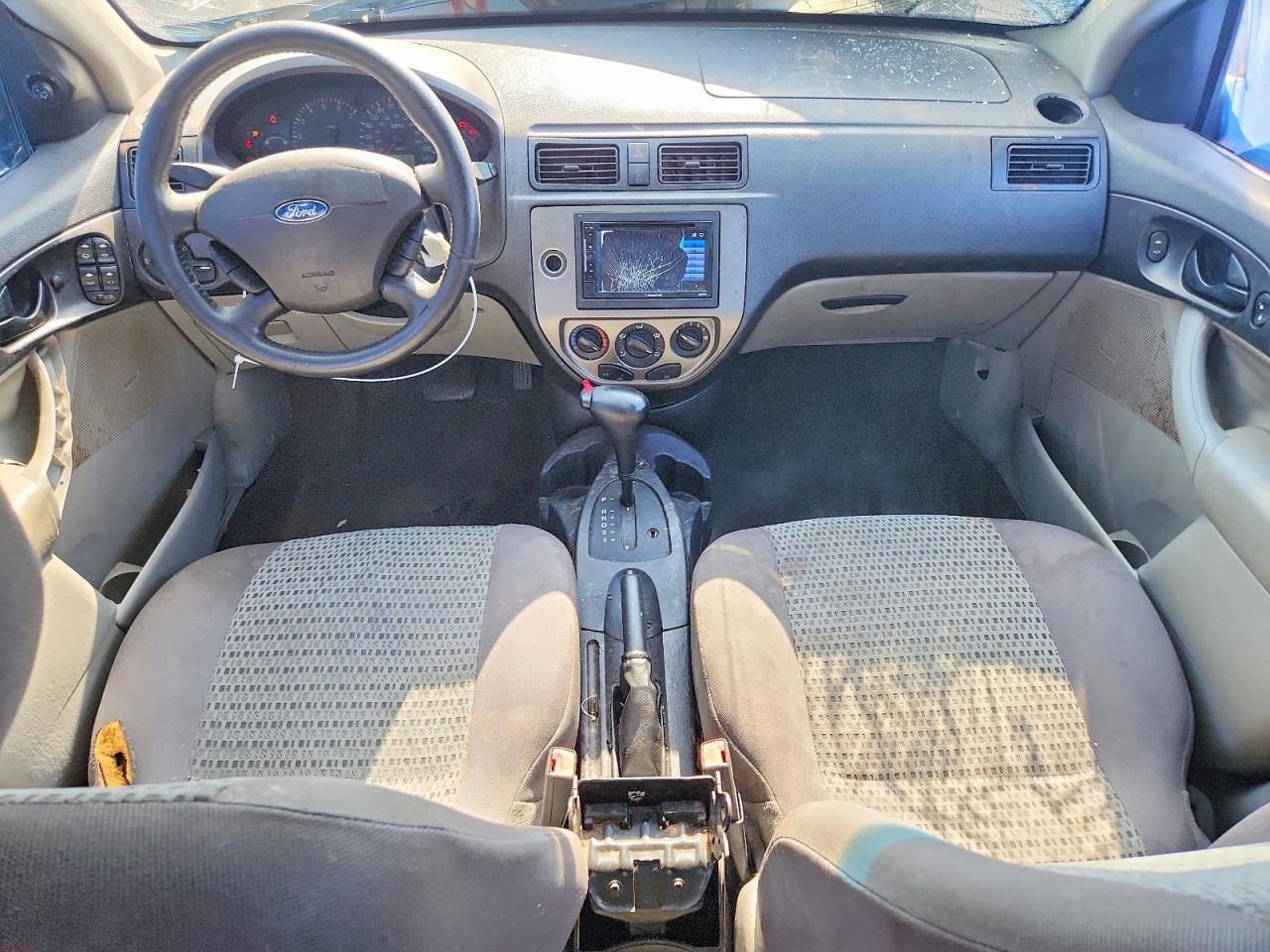 2007 Ford Focus Zx4 Black vin: 1FAFP34N87W291180