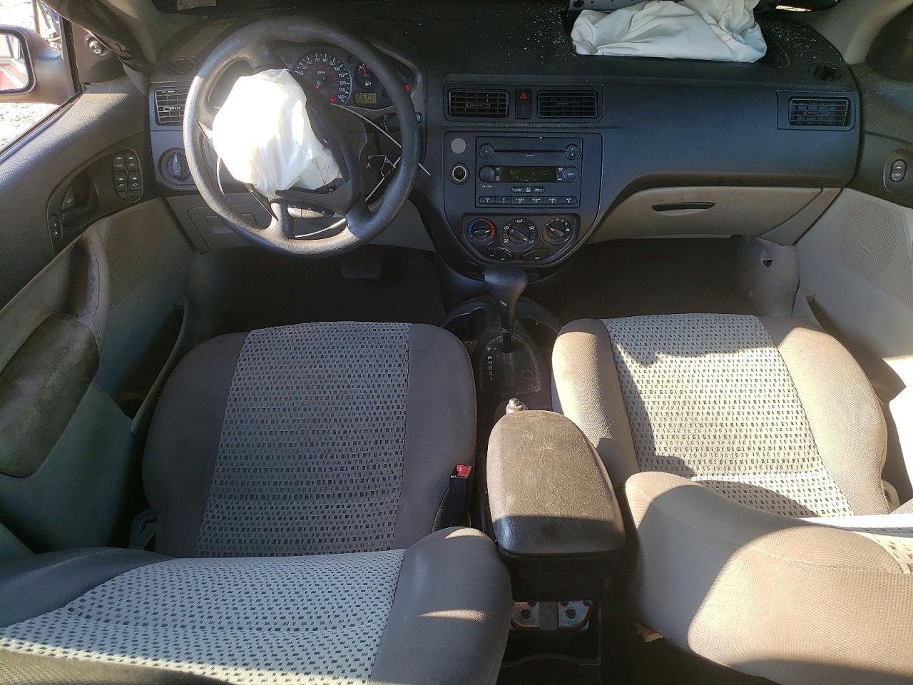2007 Ford Focus Zx4 Maroon vin: 1FAFP34N87W294306