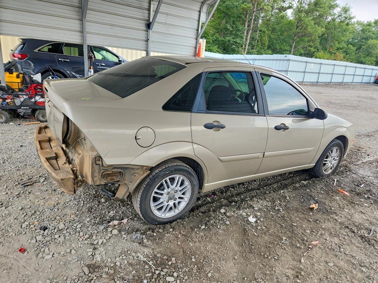 2007 Ford Focus Zx4 Cream vin: 1FAFP34N87W301870