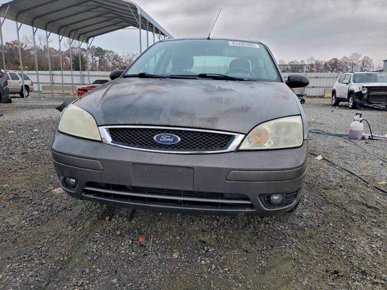 2007 Ford Focus Zx4 Gray vin: 1FAFP34N87W366363