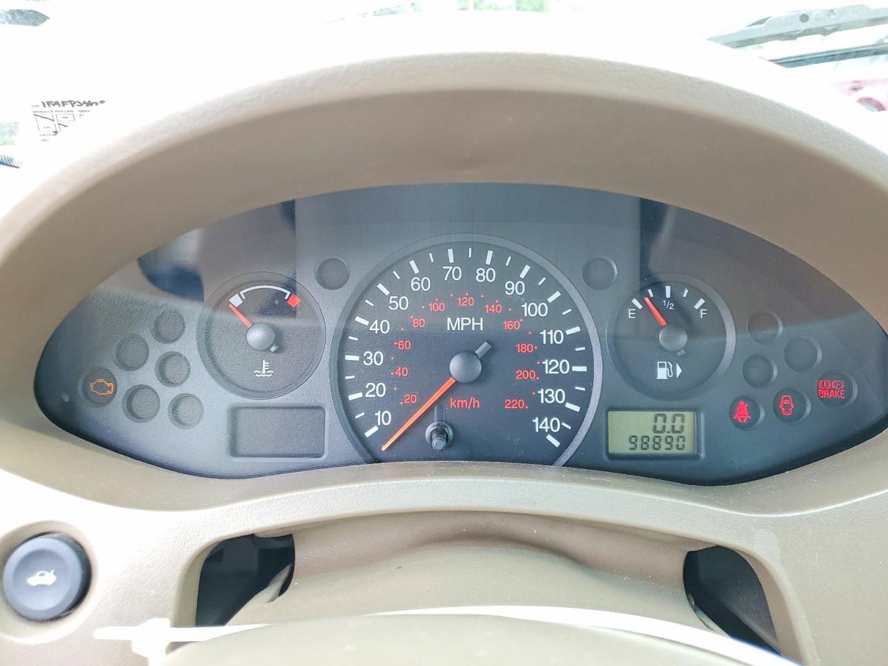2005 Ford Focus Zx4 Tan vin: 1FAFP34N95W235696
