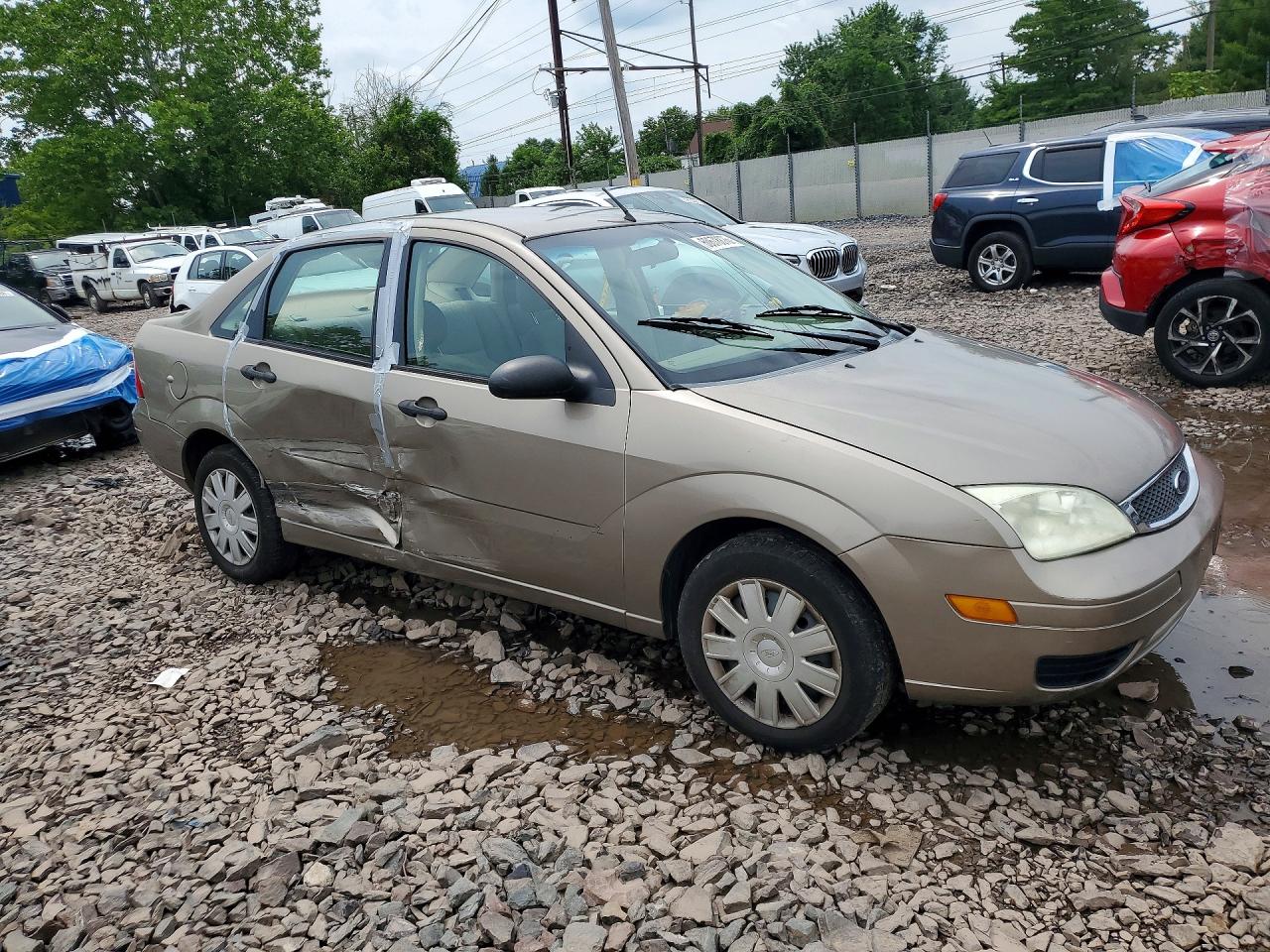 2005 Ford Focus Zx4 Tan vin: 1FAFP34N95W235696