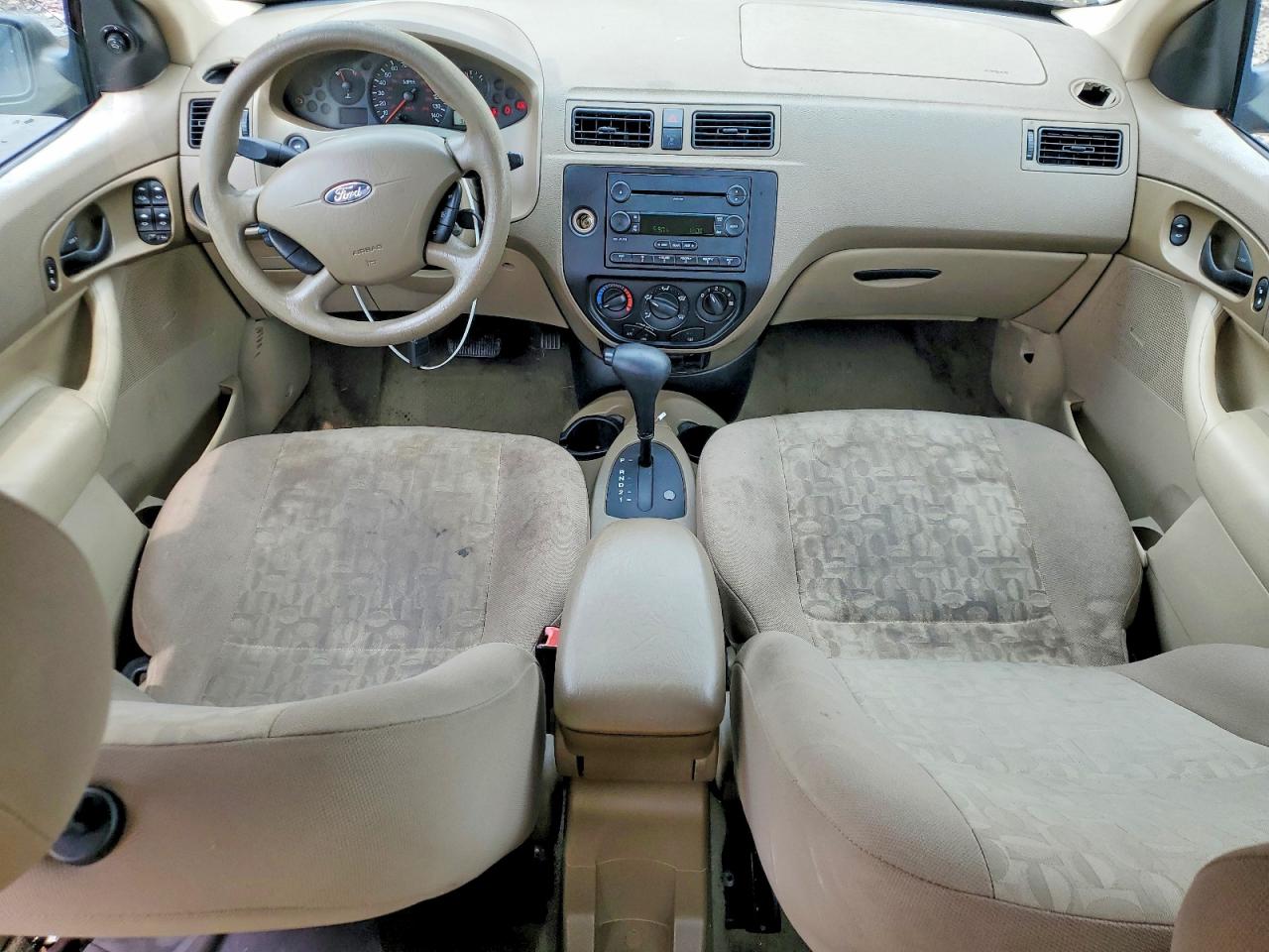 2005 Ford Focus Zx4 Tan vin: 1FAFP34N95W235696