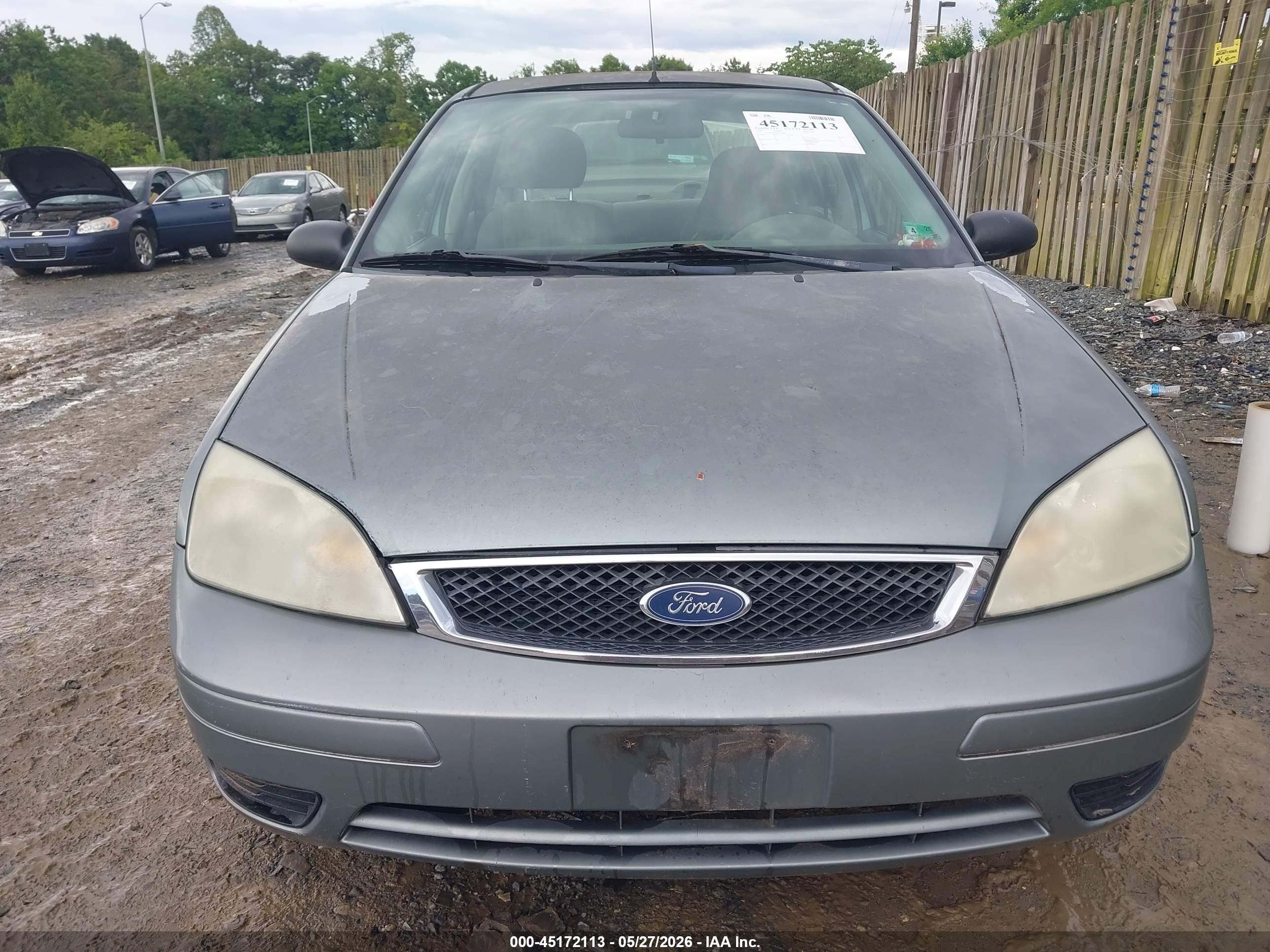 2005 Ford Focus Zx4 Зеленый vin: 1FAFP34N95W315600