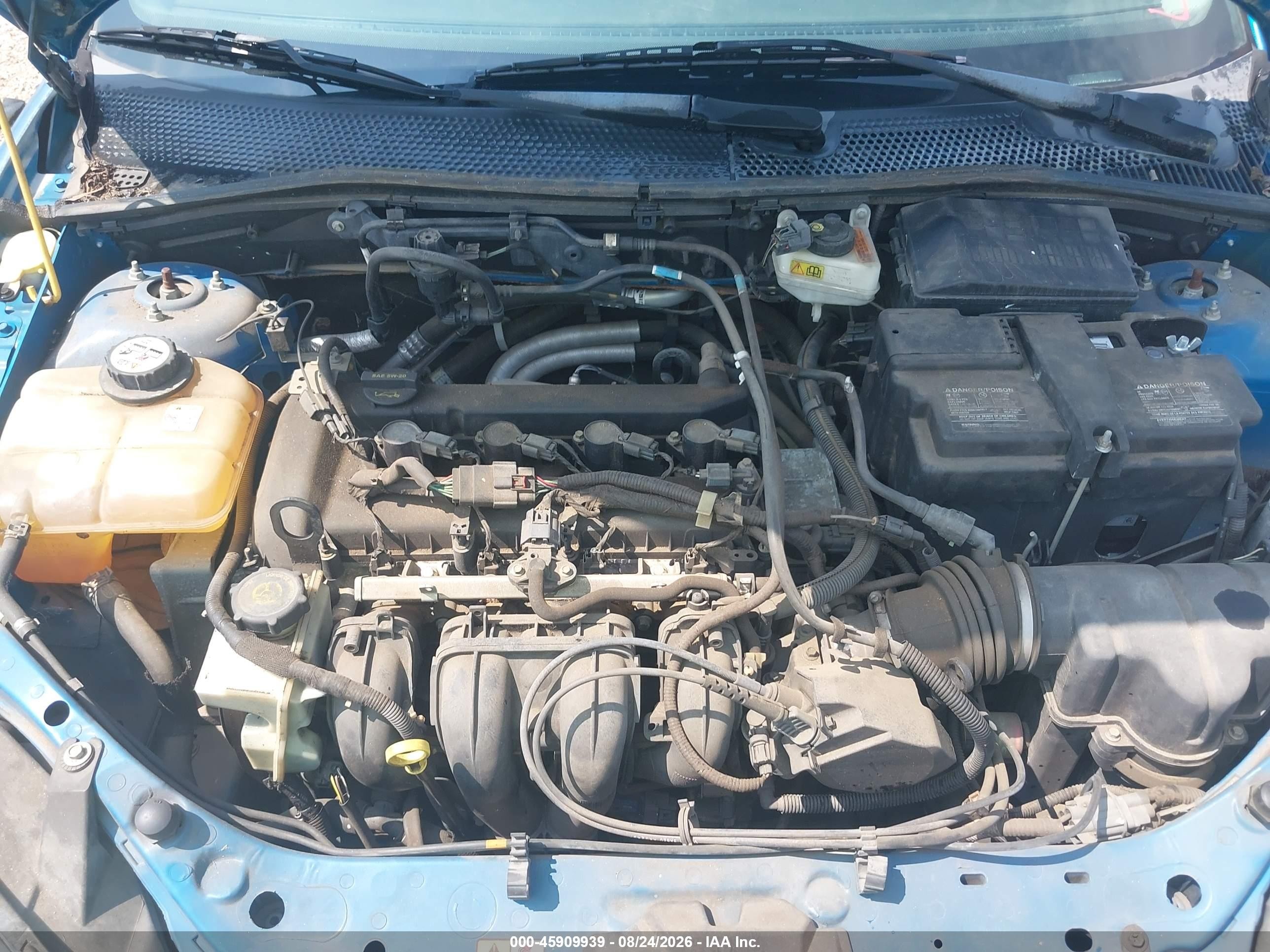 2007 Ford Focus S/se/ses Blue vin: 1FAFP34N97W251240