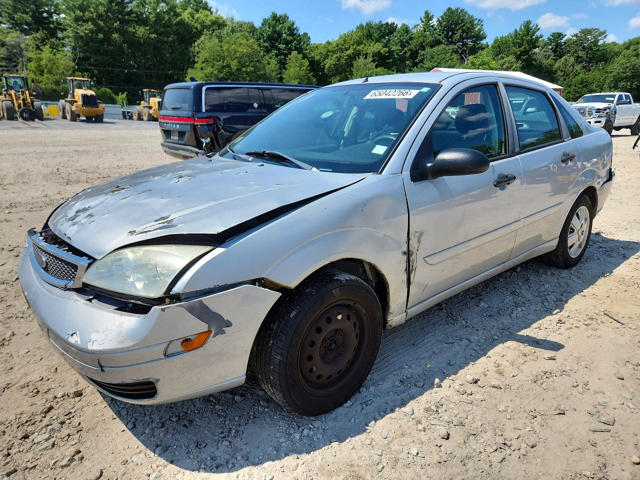 2007 Ford Focus Zx4 Silver vin: 1FAFP34N97W289017