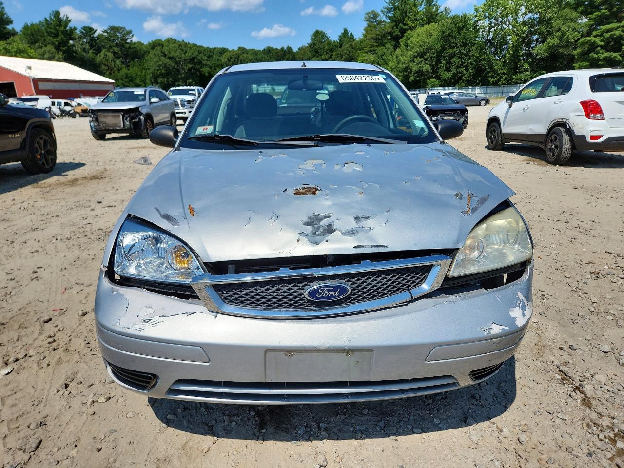 2007 Ford Focus Zx4 Silver vin: 1FAFP34N97W289017