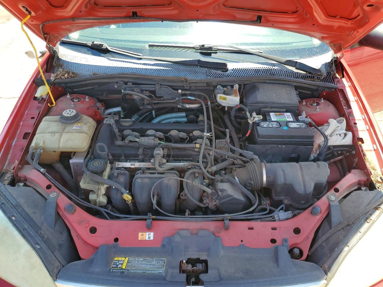 2007 Ford Focus Zx4 Красный vin: 1FAFP34N97W289129