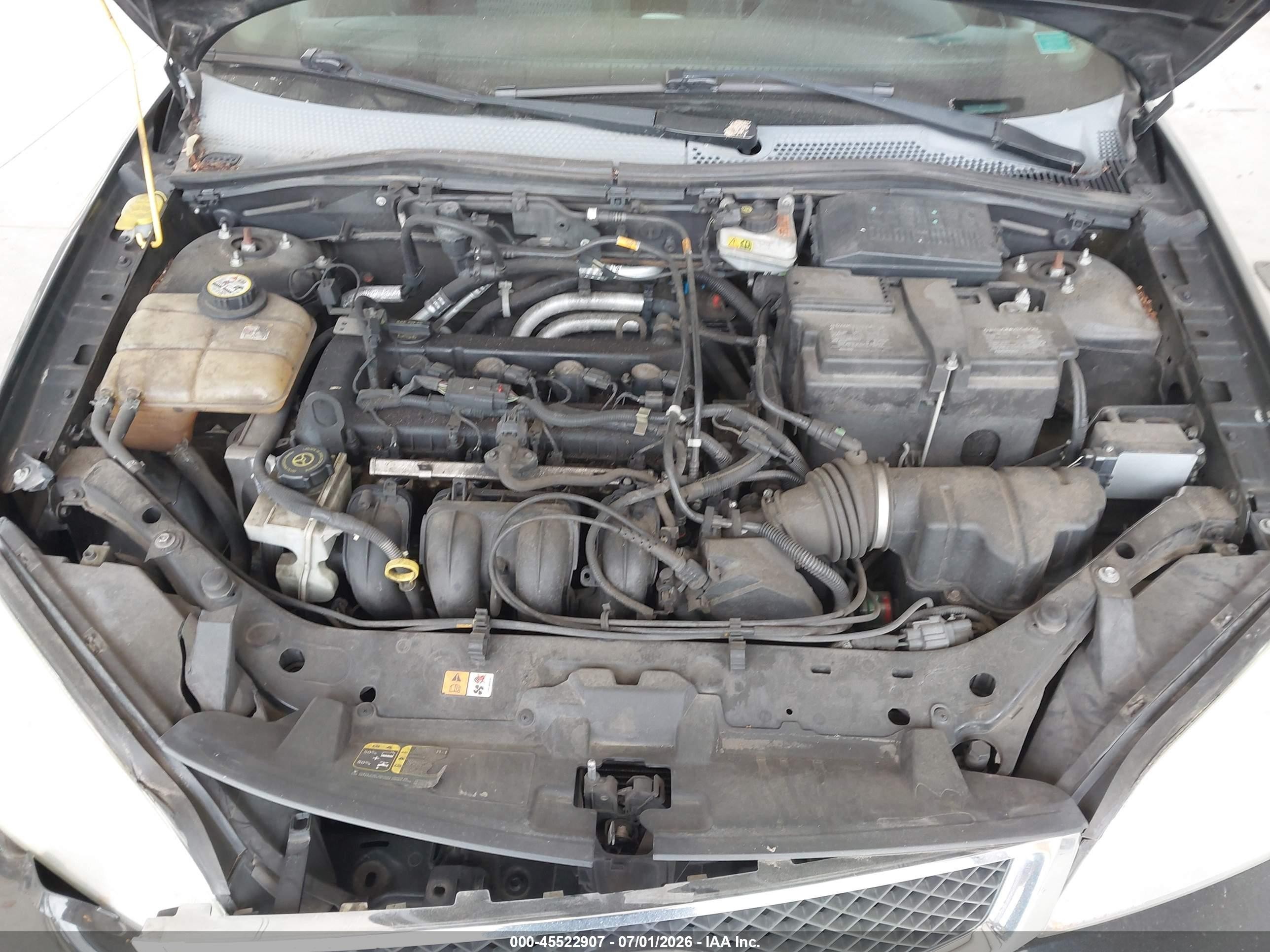 2007 Ford Focus S/se/ses Black vin: 1FAFP34N97W306401
