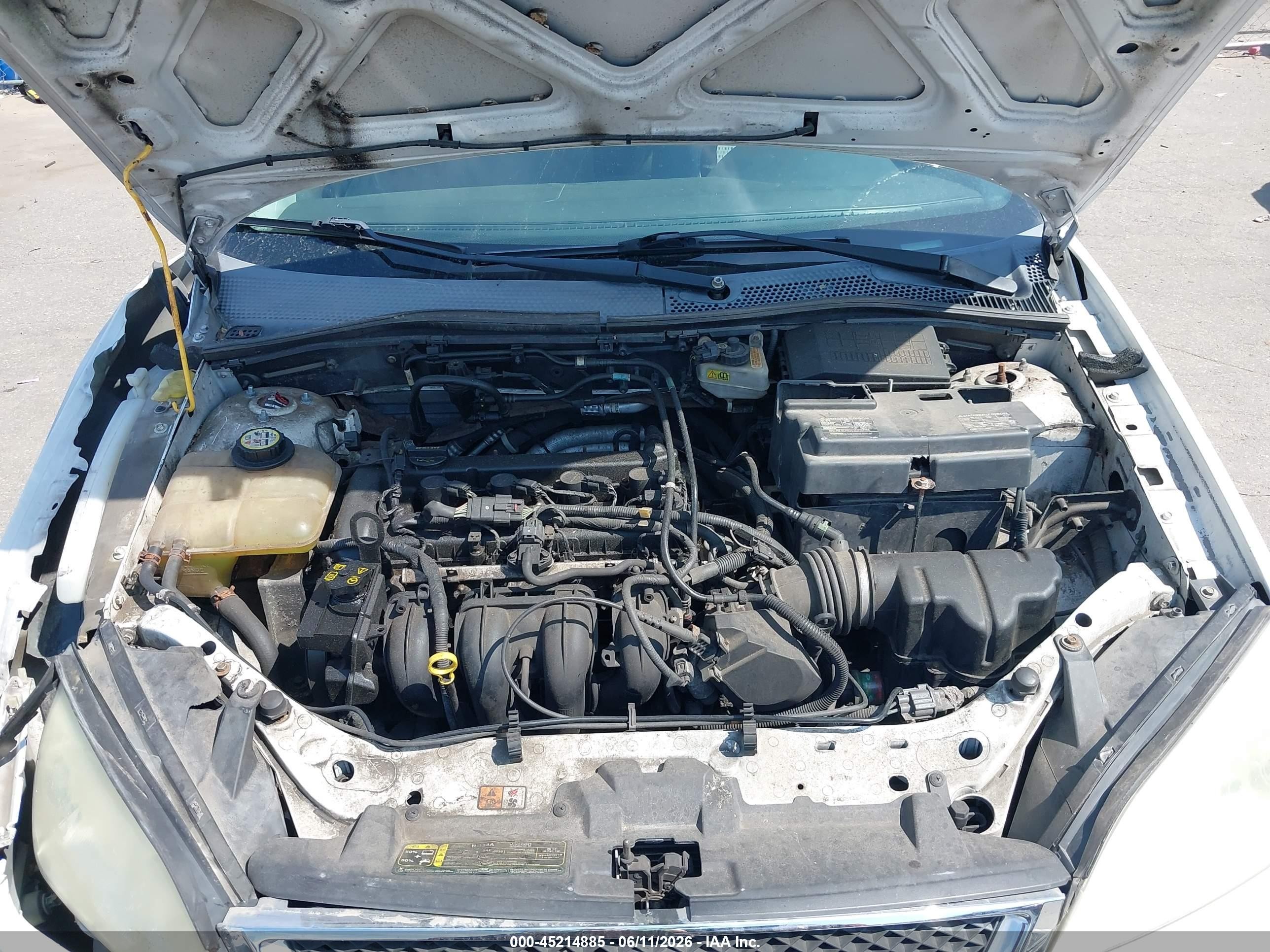 2007 Ford Focus S/se/ses Белый vin: 1FAFP34N97W349619