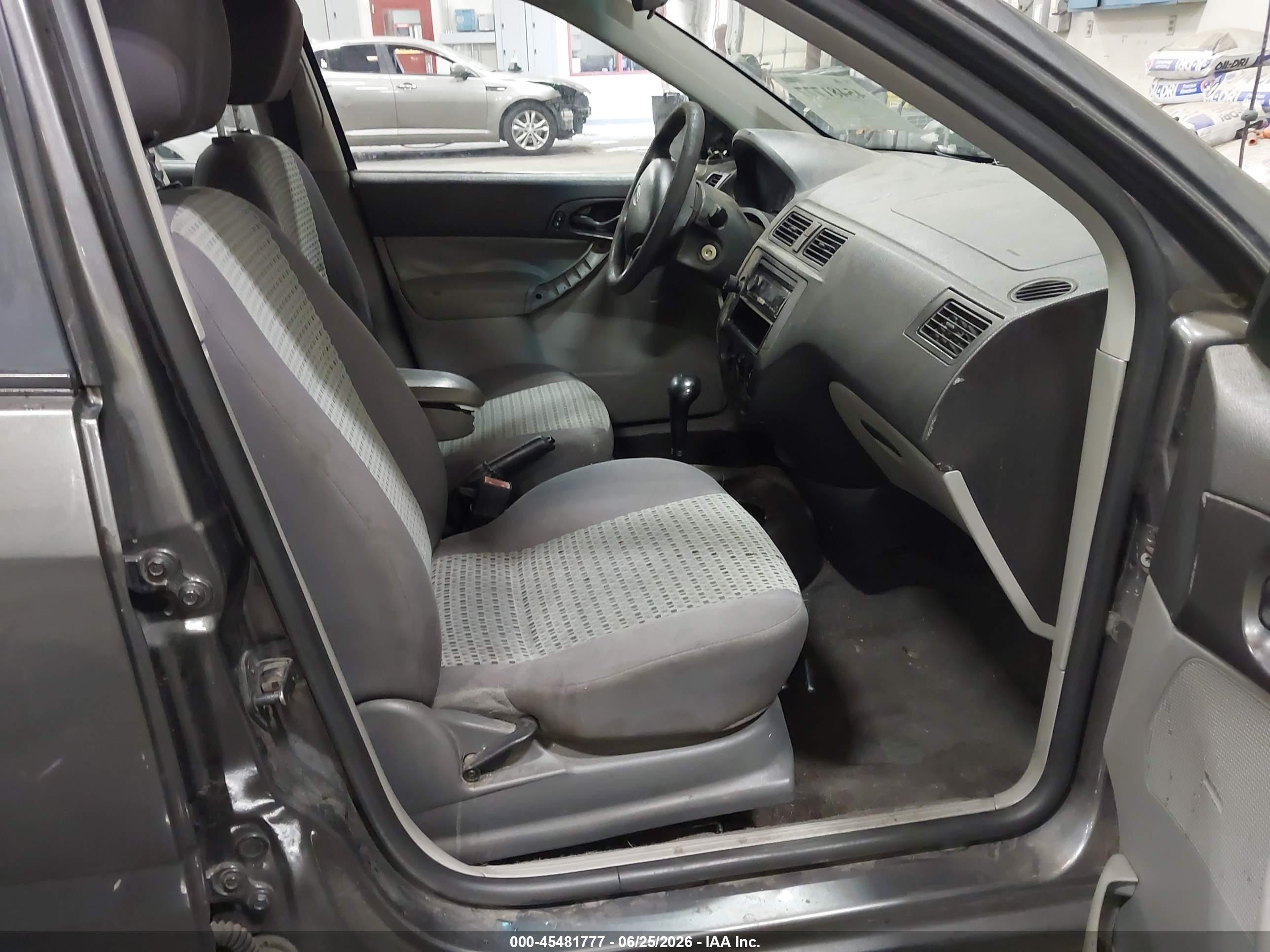 2007 Ford Focus S/se/ses Gray vin: 1FAFP34N97W362144