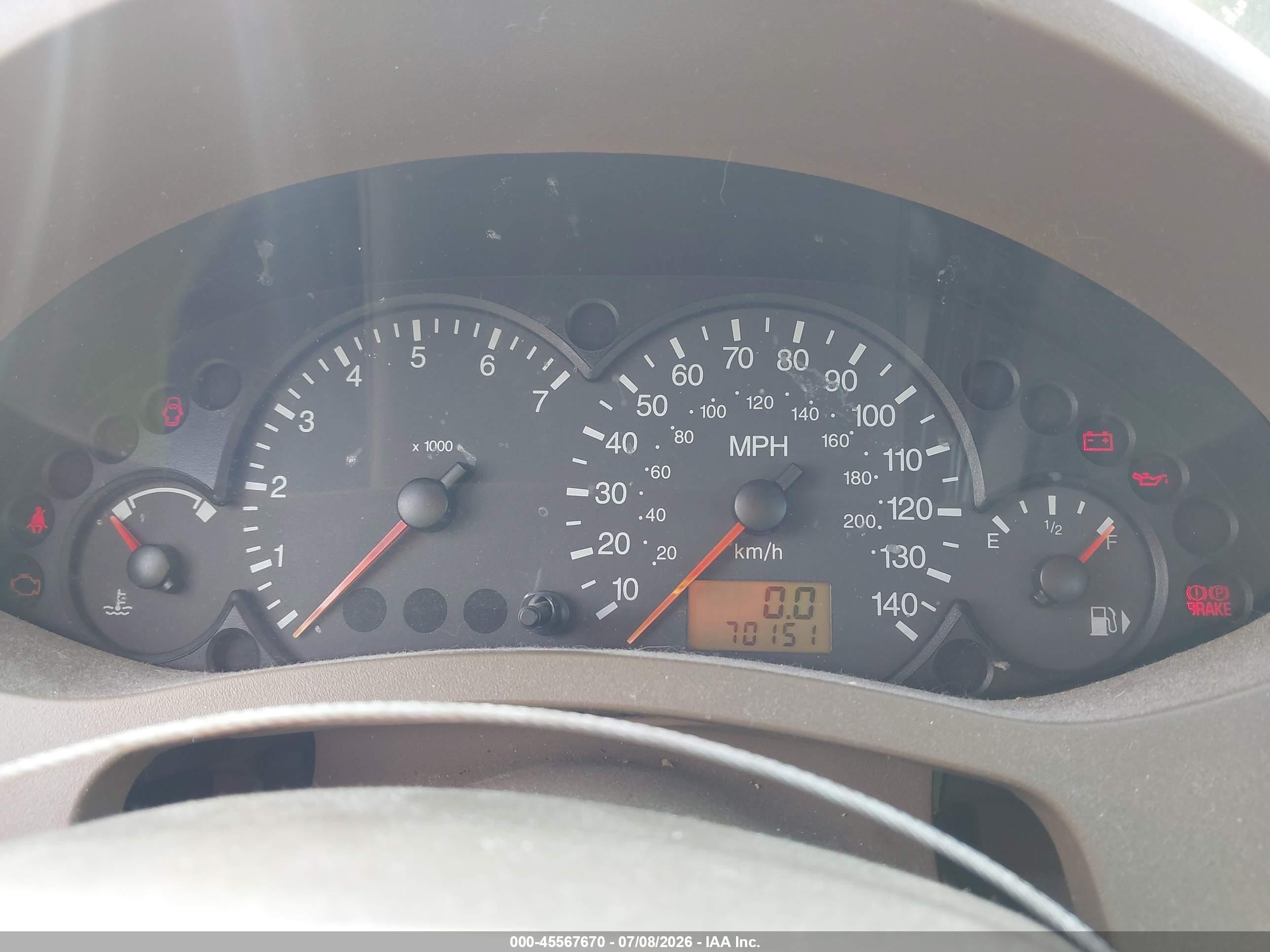 2005 Ford Focus Zx4 Champagne vin: 1FAFP34NX5W200147