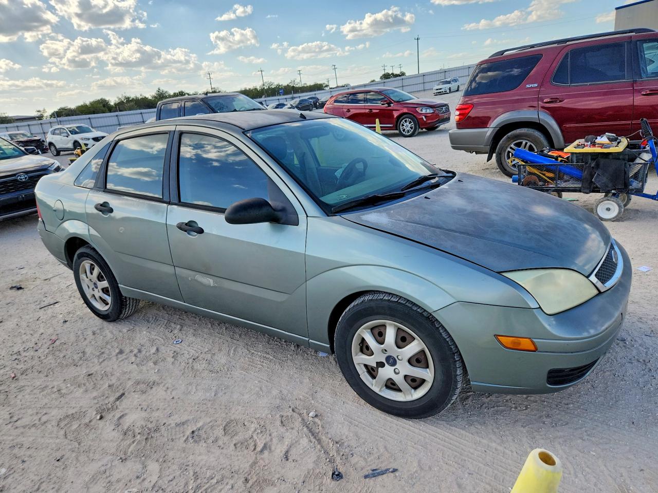2005 Ford Focus Zx4 Green vin: 1FAFP34NX5W272448