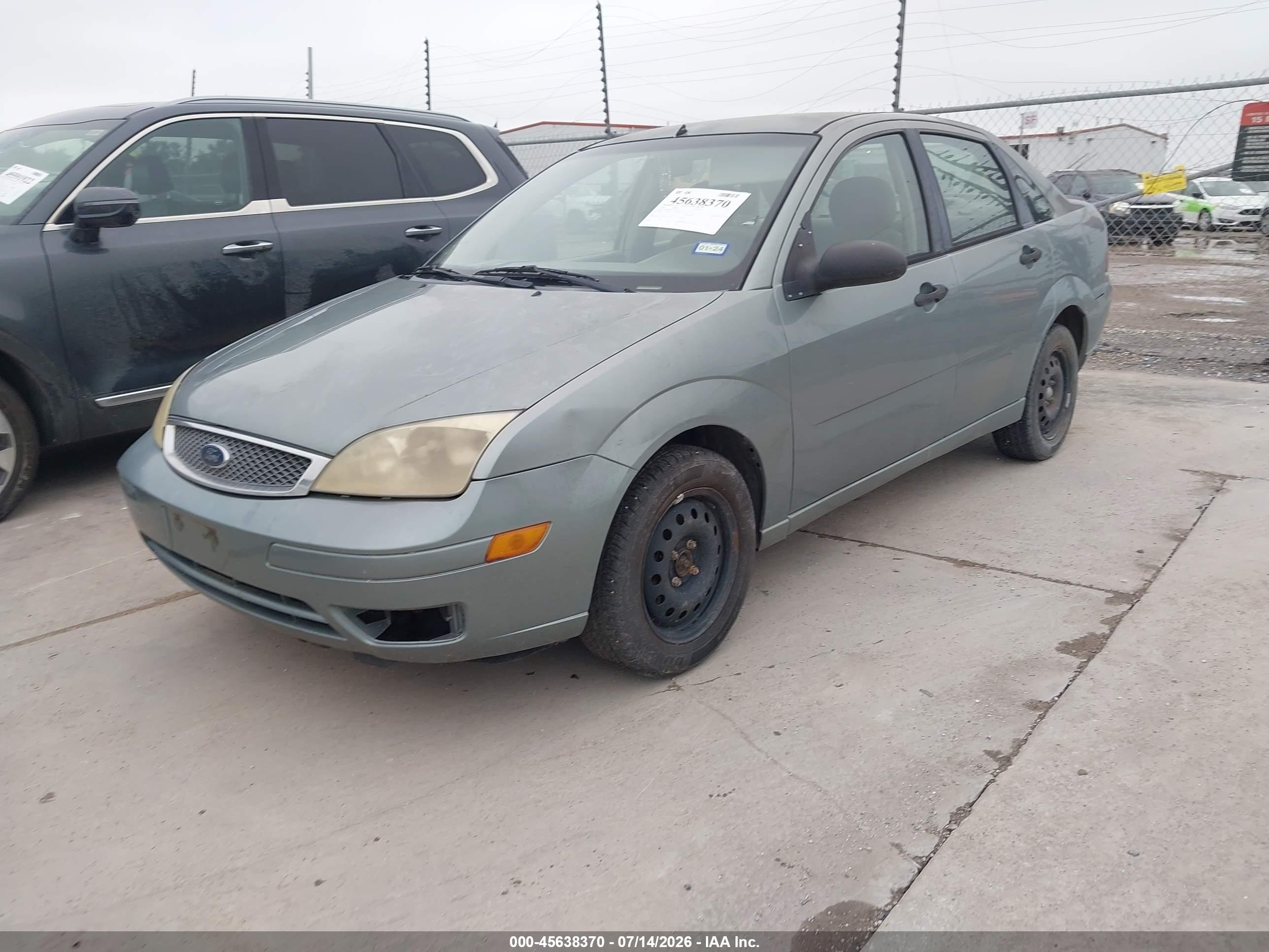 2005 Ford Focus Zx4 Light Blue vin: 1FAFP34NX5W279366