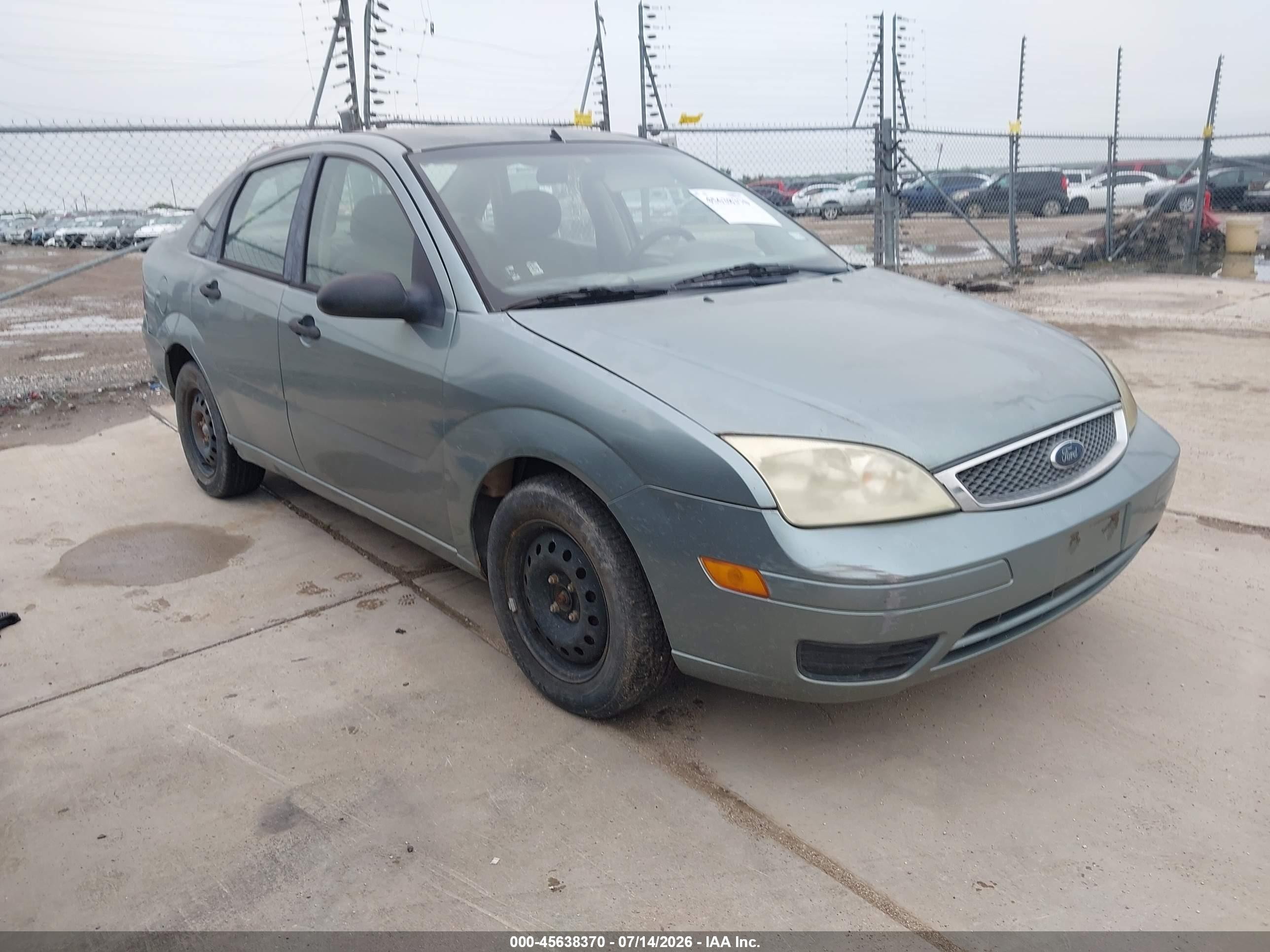 2005 Ford Focus Zx4 Light Blue vin: 1FAFP34NX5W279366