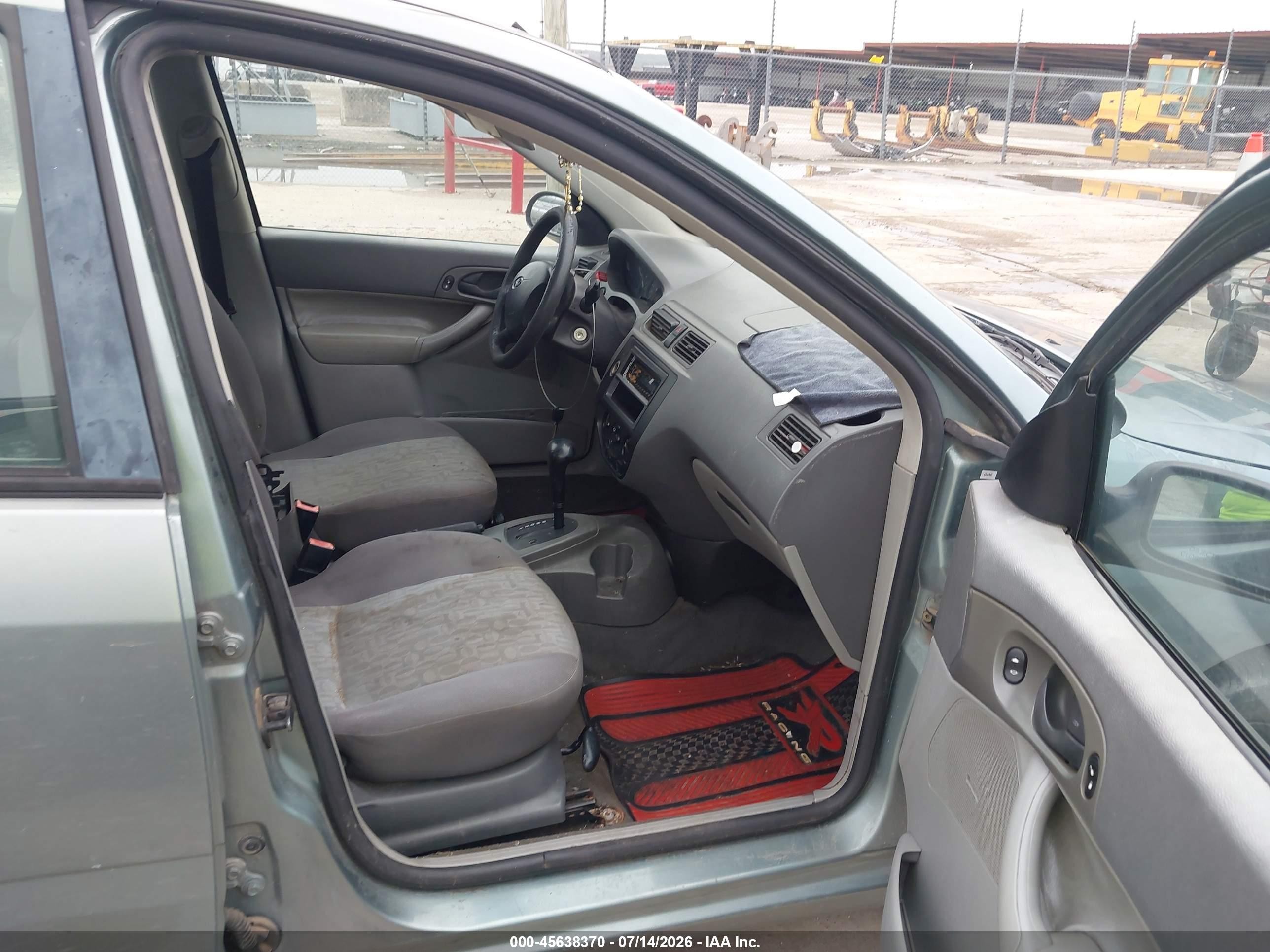 2005 Ford Focus Zx4 Light Blue vin: 1FAFP34NX5W279366