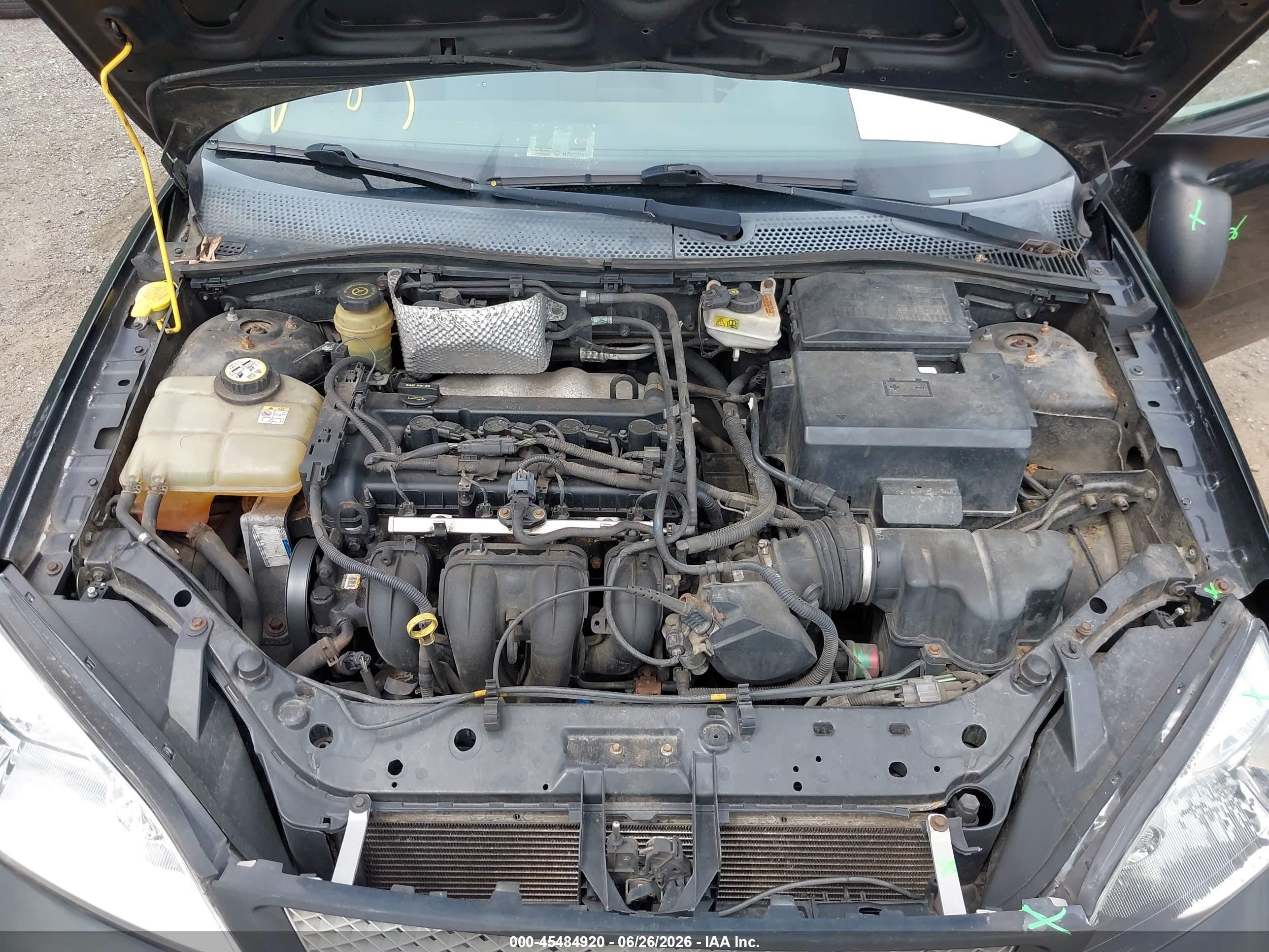 2005 Ford Focus Zx4 Черный vin: 1FAFP34NX5W316836