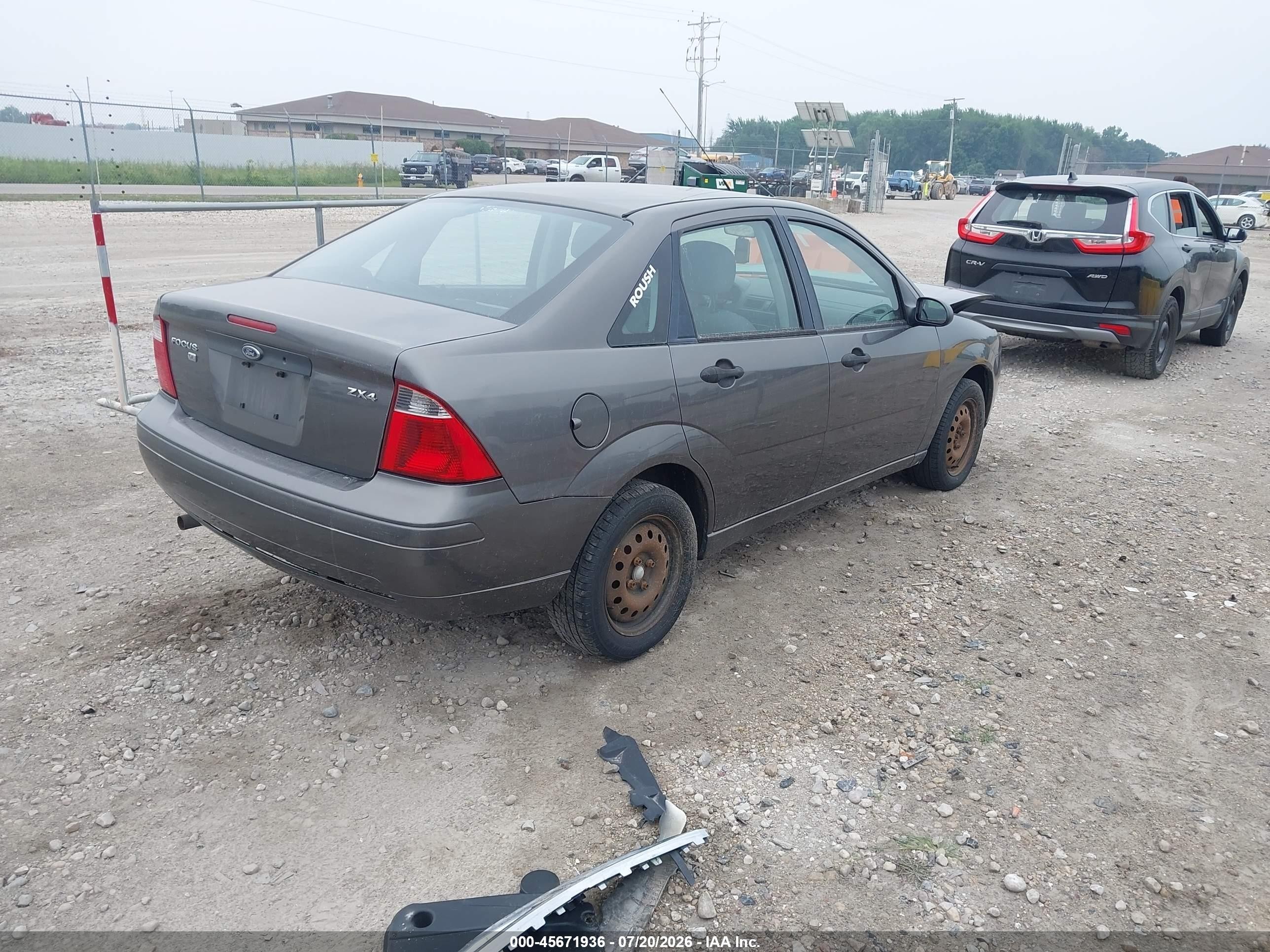 2006 Ford Focus Zx4 Gray vin: 1FAFP34NX6W127072
