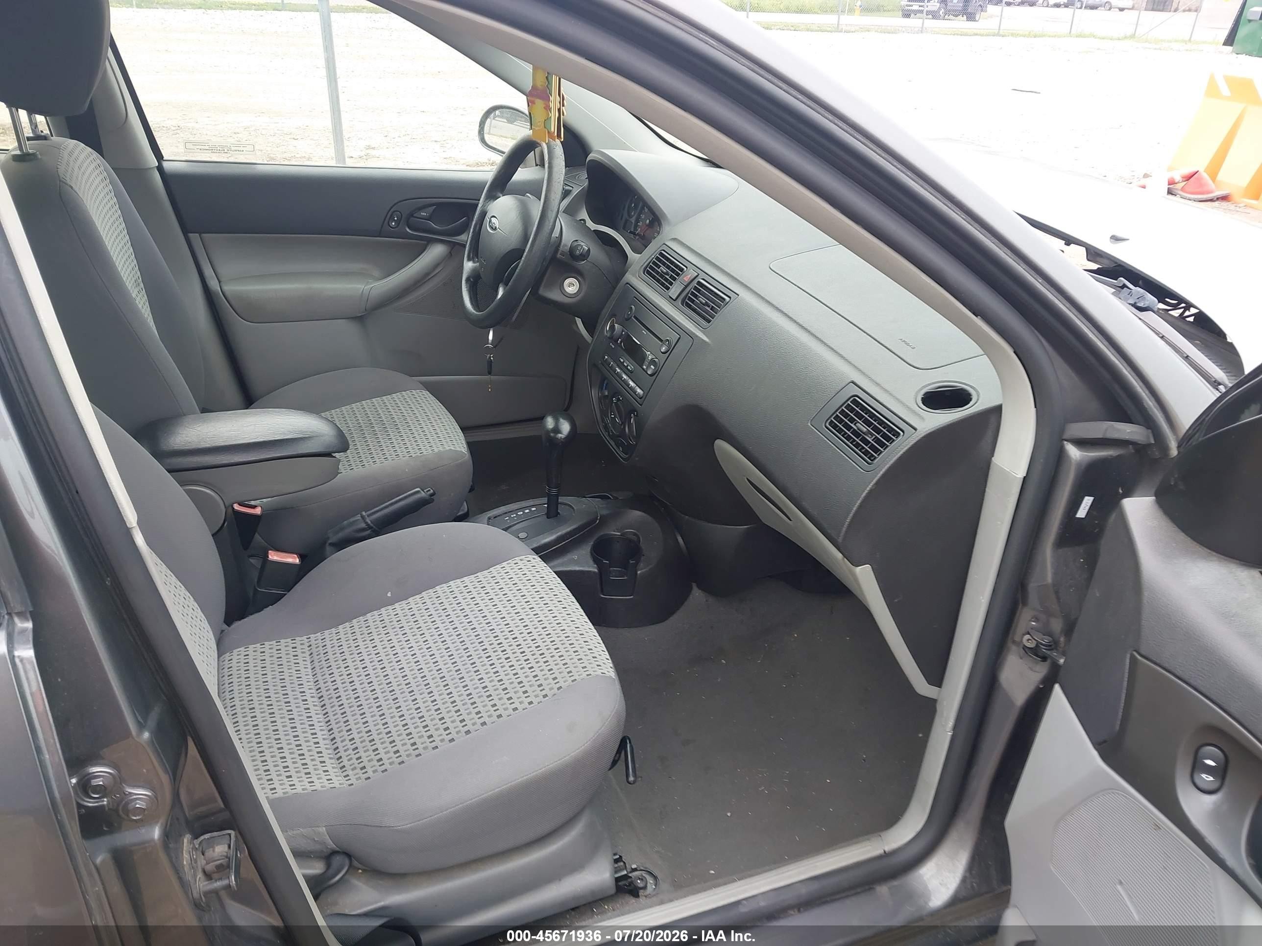 2006 Ford Focus Zx4 Gray vin: 1FAFP34NX6W127072