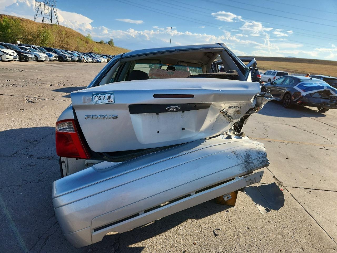 2006 Ford Focus Zx4 Silver vin: 1FAFP34NX6W255621