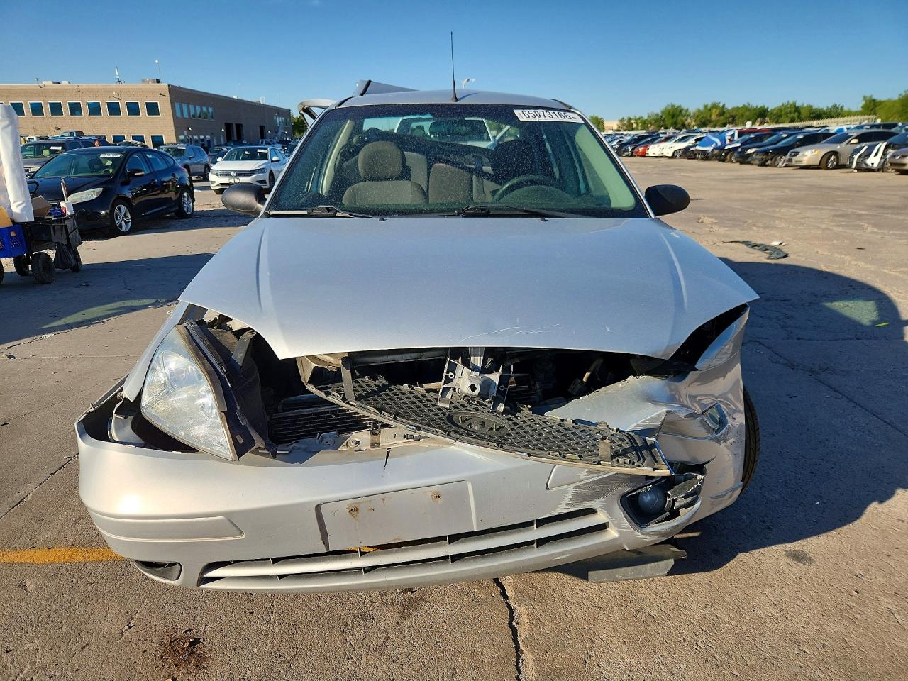 2006 Ford Focus Zx4 Silver vin: 1FAFP34NX6W255621