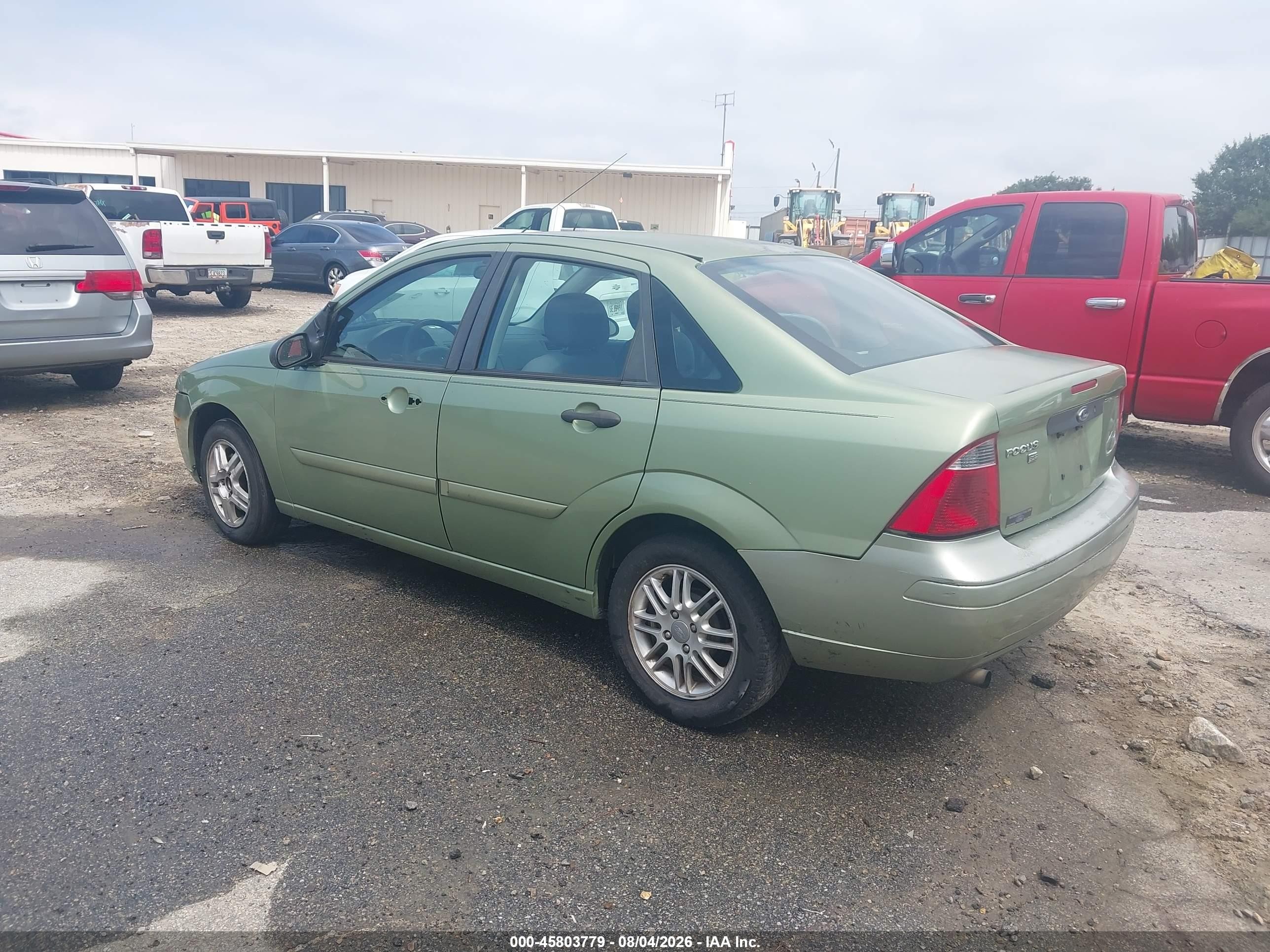 2007 Ford Focus S/se/ses Green vin: 1FAFP34NX7W132130