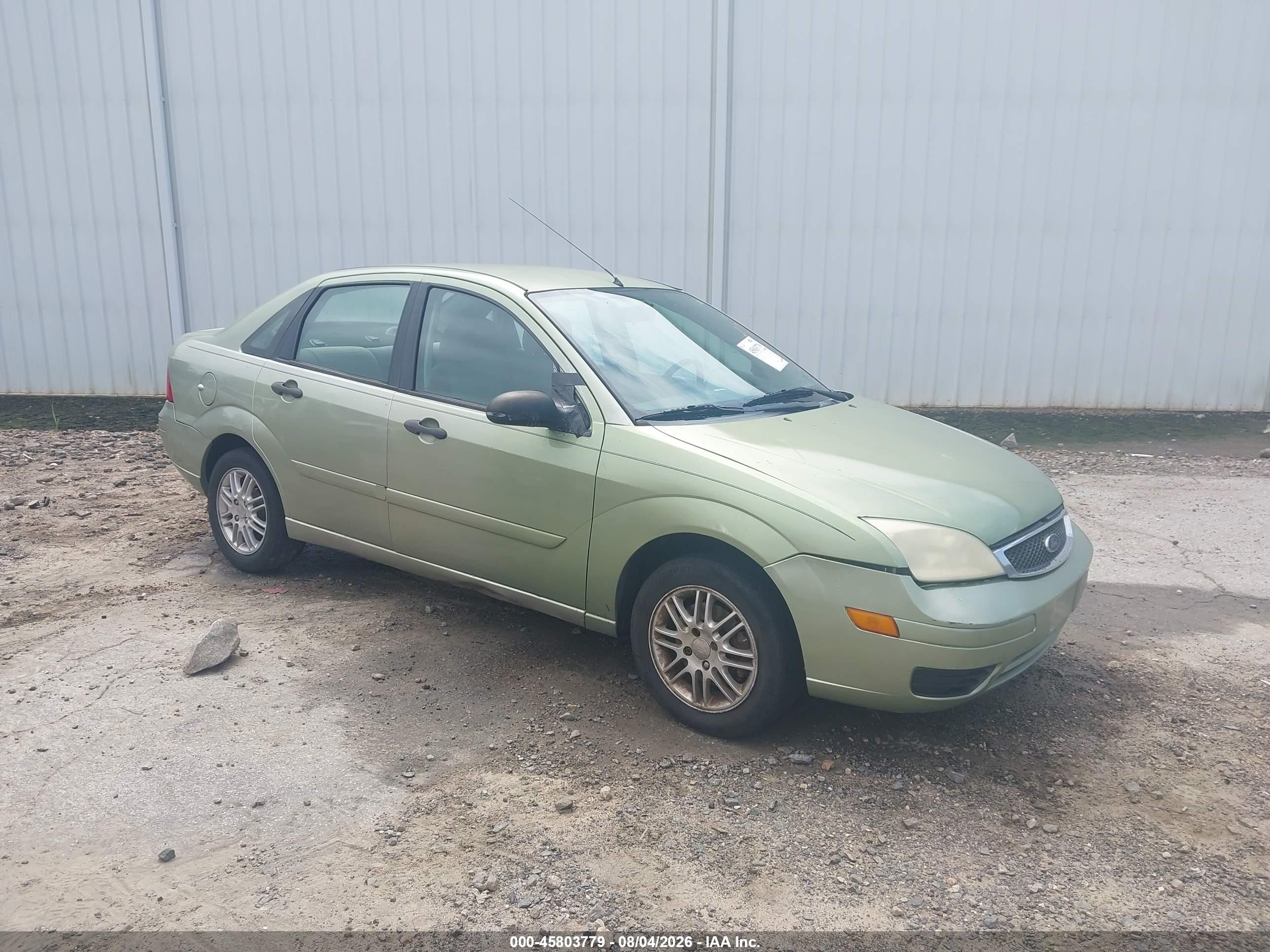2007 Ford Focus S/se/ses Green vin: 1FAFP34NX7W132130