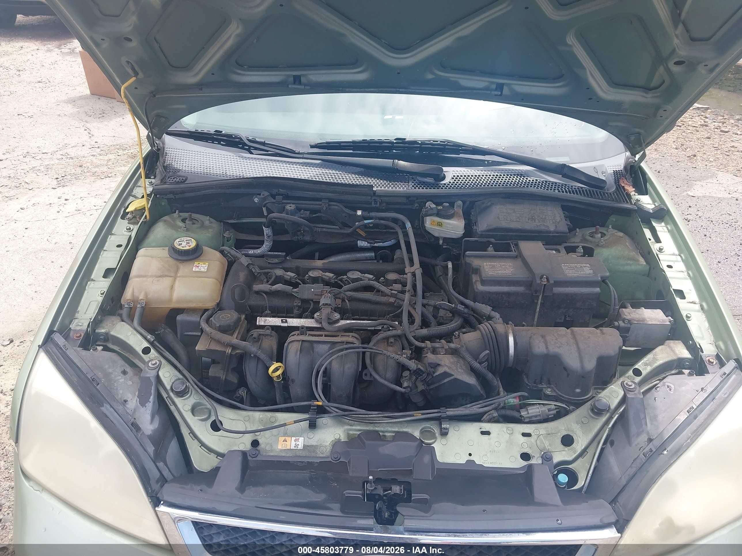 2007 Ford Focus S/se/ses Green vin: 1FAFP34NX7W132130