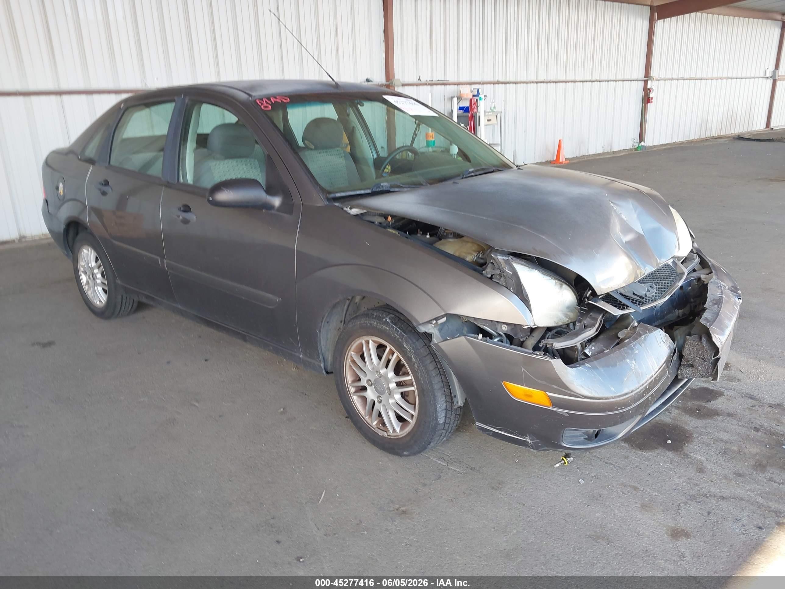 2007 Ford Focus S/se/ses Gray vin: 1FAFP34NX7W161630