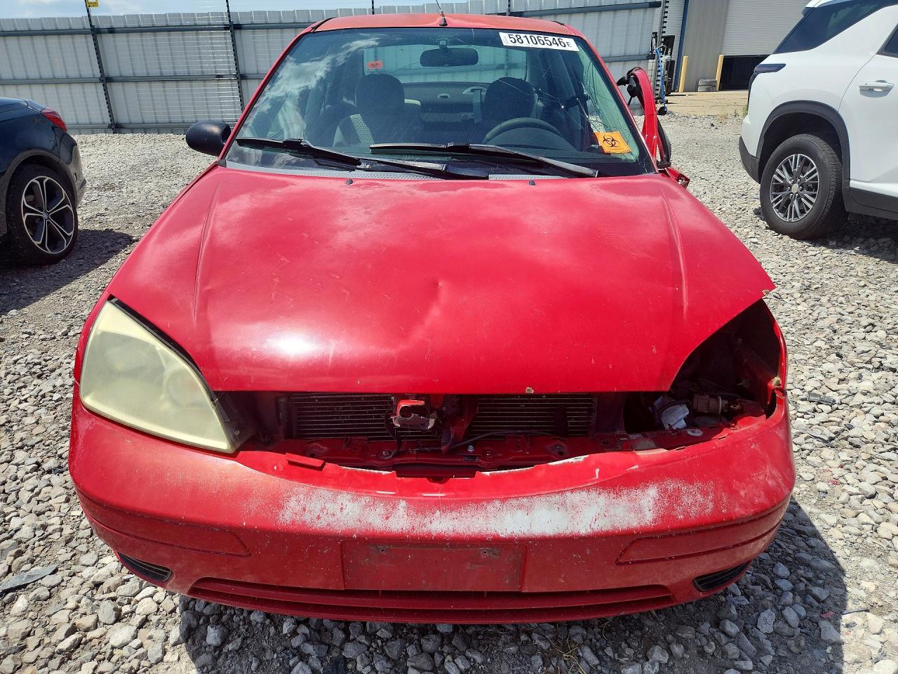 2007 Ford Focus Red vin: 1FAFP34NX7W299037