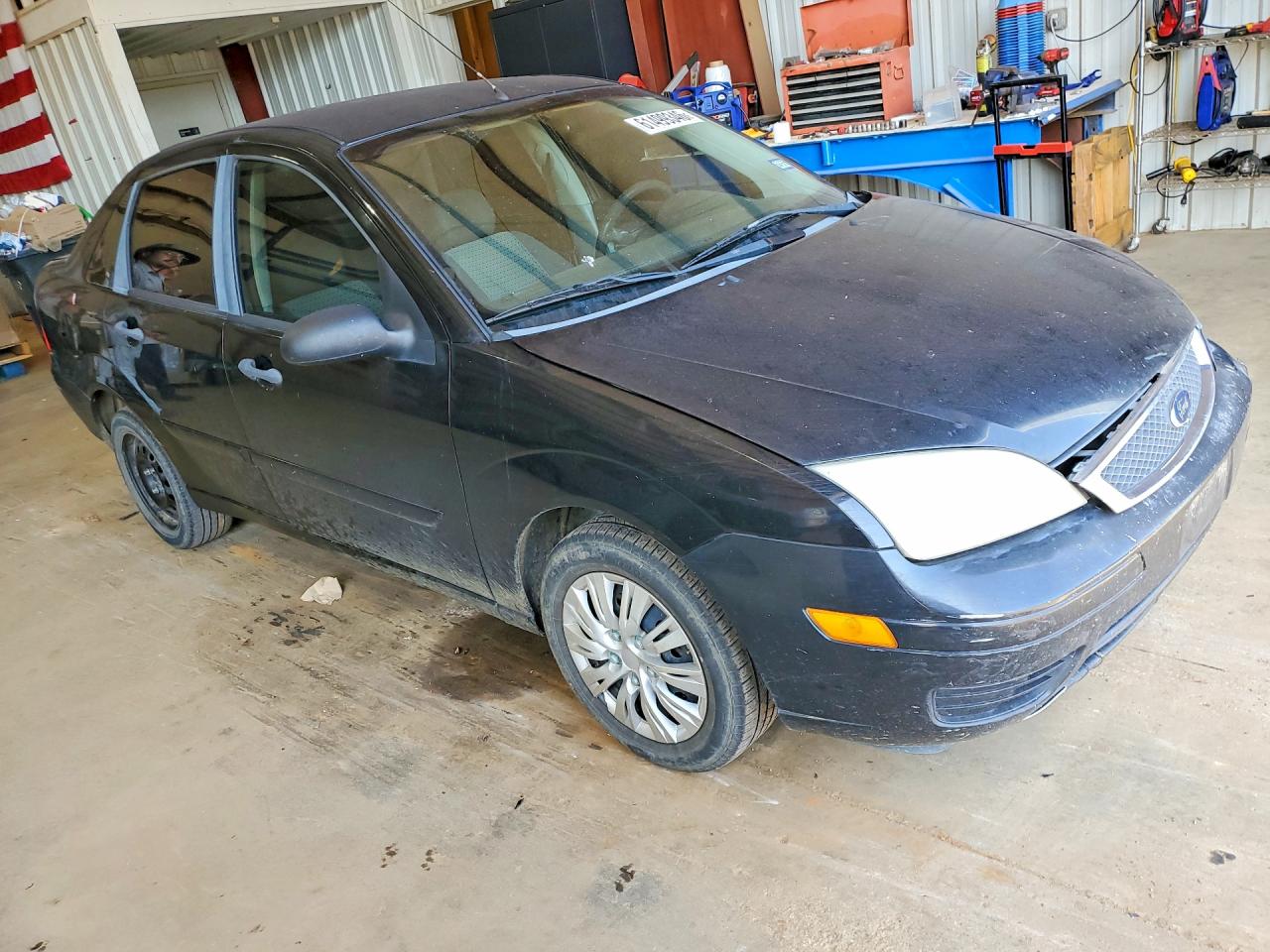 2007 Ford Focus Zx4/s/se/ses Black vin: 1FAFP34NX7W326432