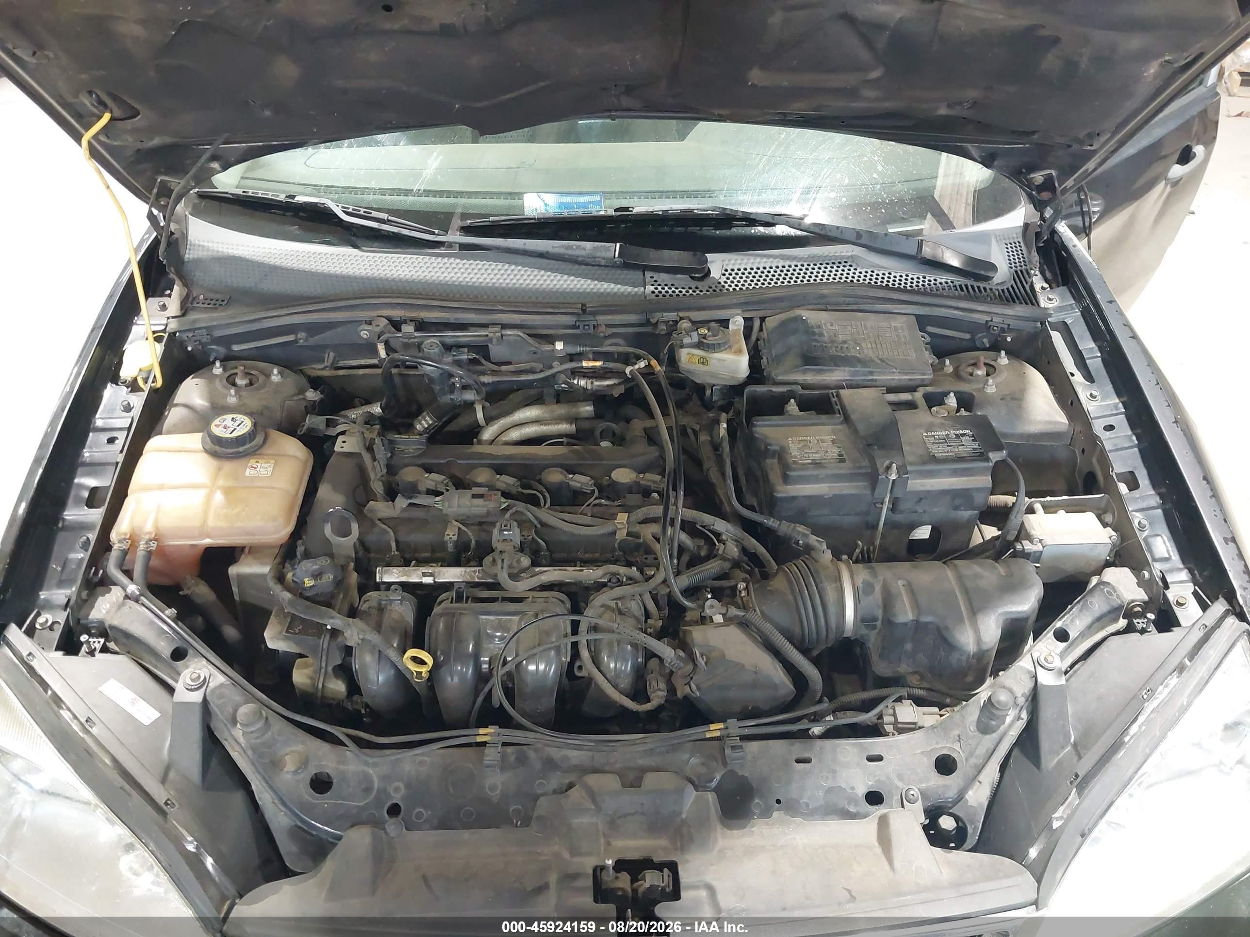 2007 Ford Focus S/se/ses Black vin: 1FAFP34NX7W356997