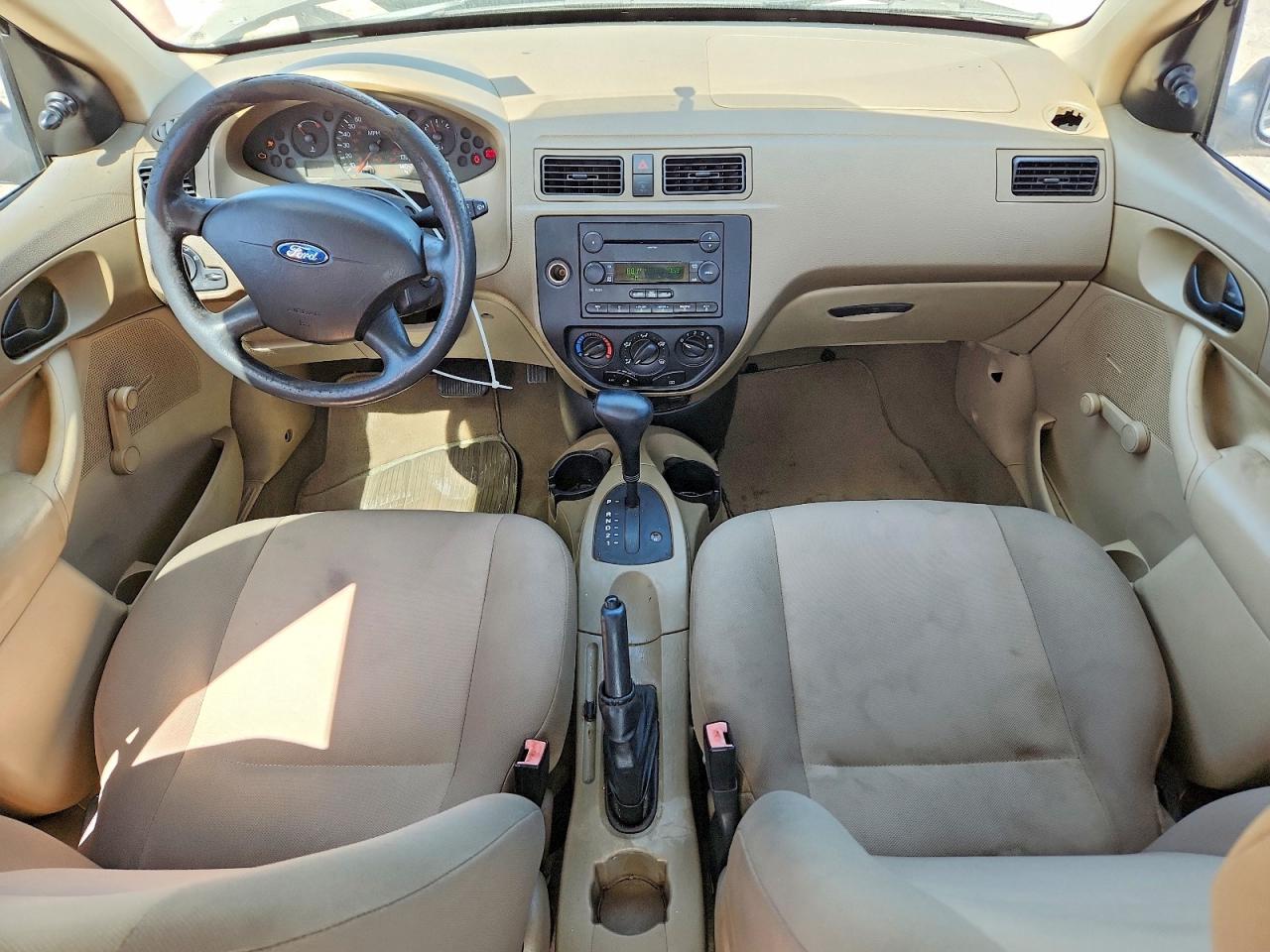 2007 Ford Focus Zx4 Tan vin: 1FAFP34NX7W362086