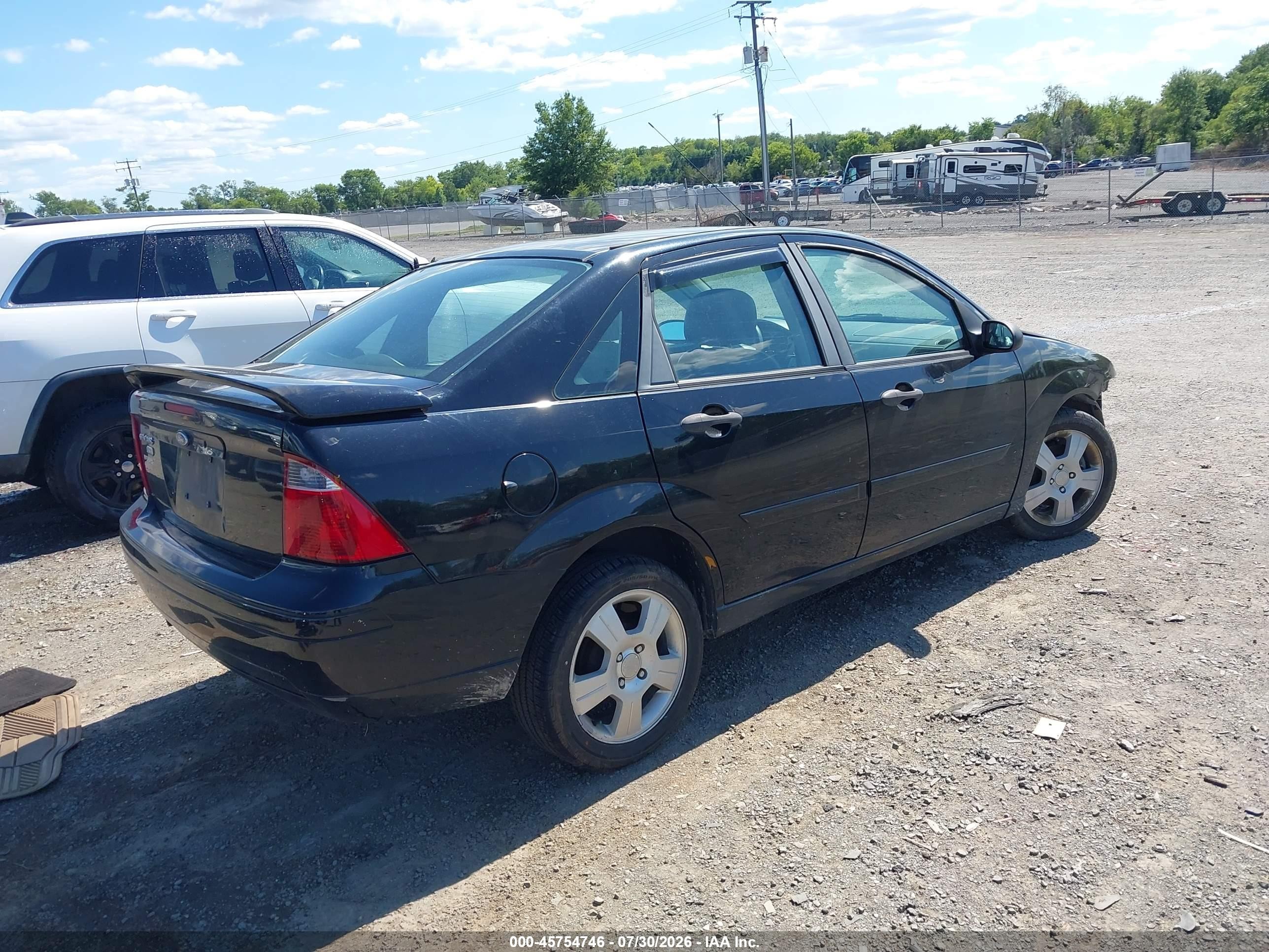 2007 Ford Focus S/se/ses Черный vin: 1FAFP34NX7W363481