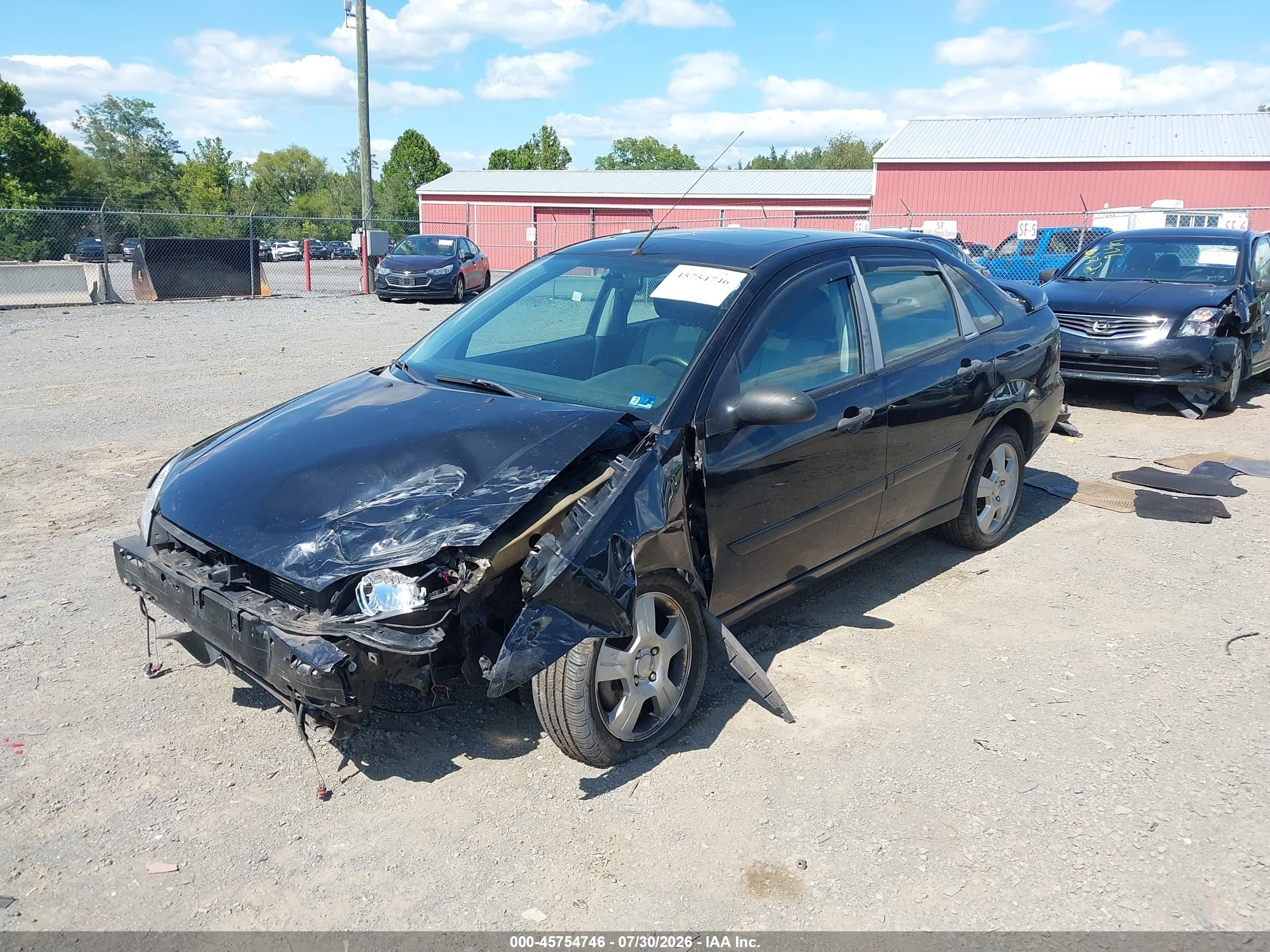 2007 Ford Focus S/se/ses Черный vin: 1FAFP34NX7W363481