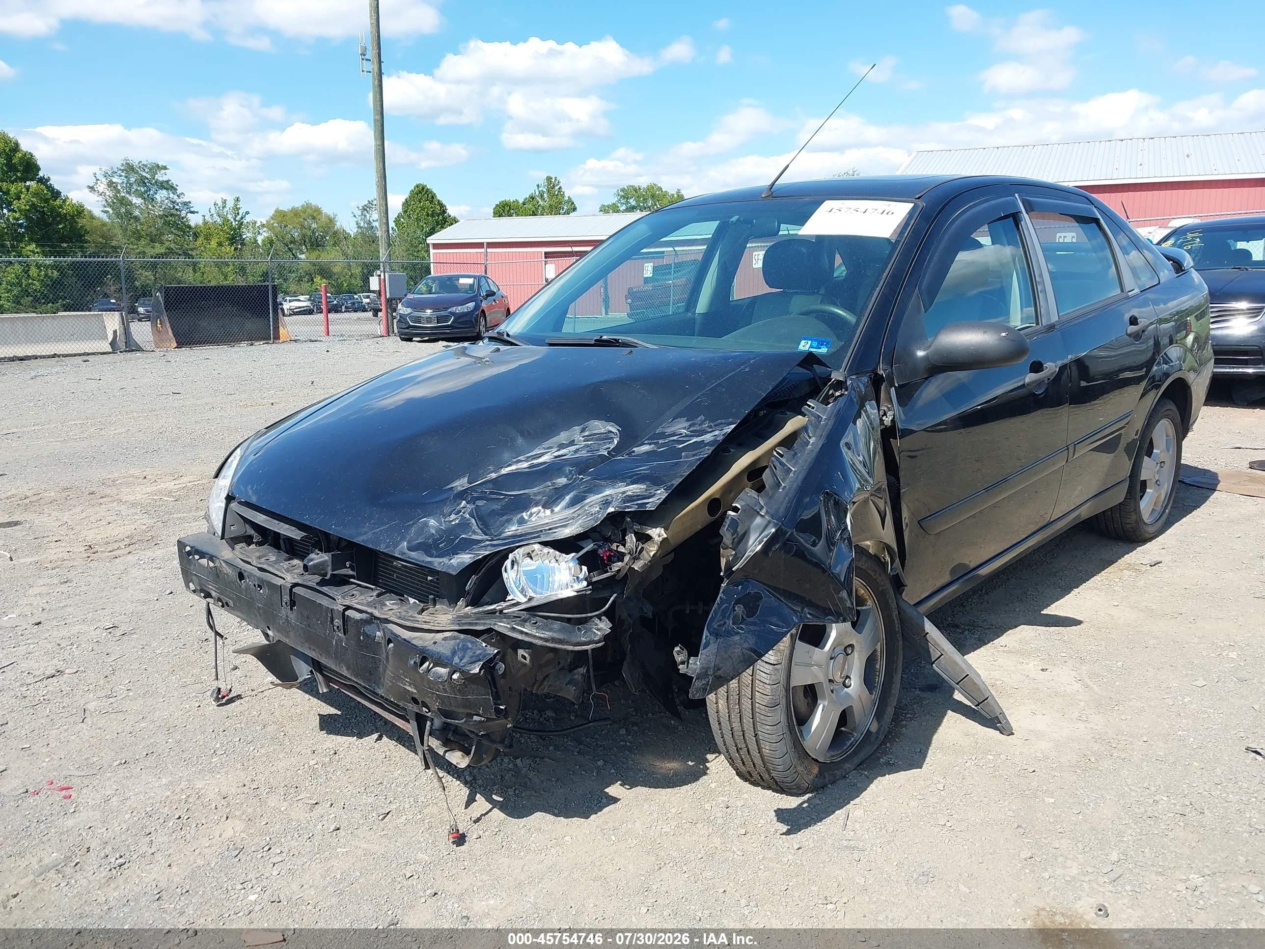 2007 Ford Focus S/se/ses Черный vin: 1FAFP34NX7W363481