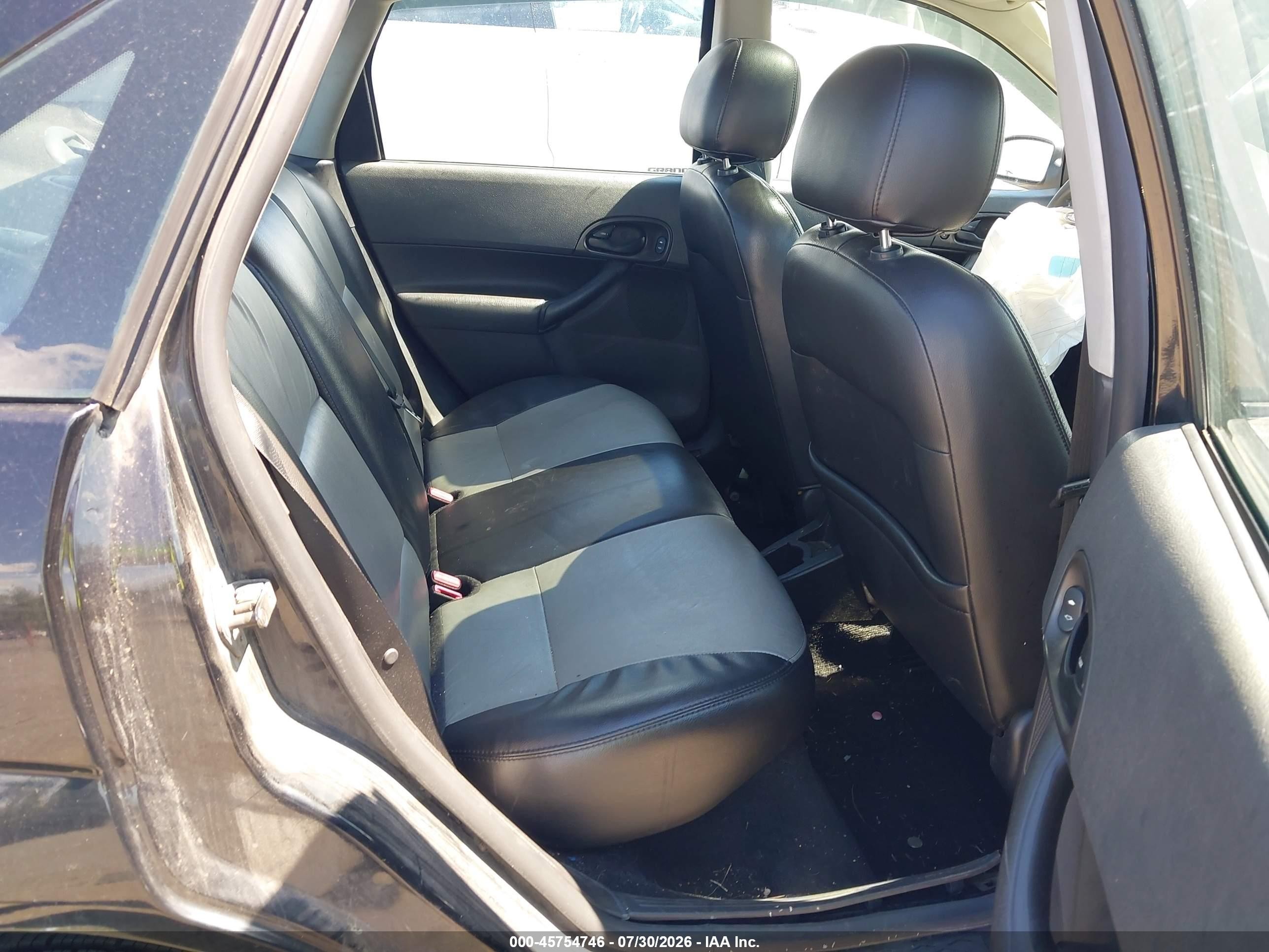 2007 Ford Focus S/se/ses Черный vin: 1FAFP34NX7W363481