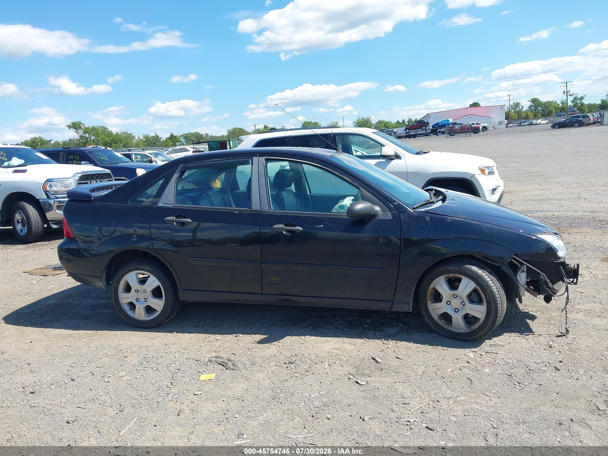 2007 Ford Focus S/se/ses Черный vin: 1FAFP34NX7W363481